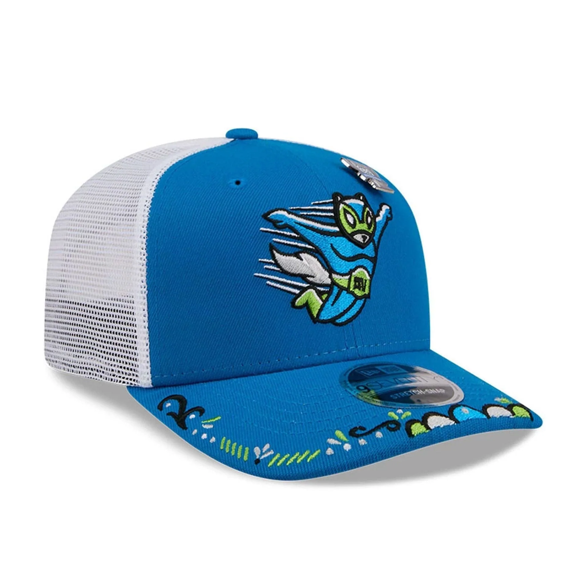 Squirrels MiLB La Copa 2026 Light Blue 9SEVENTY Stretch Snap Adjustable Cap - Image 4