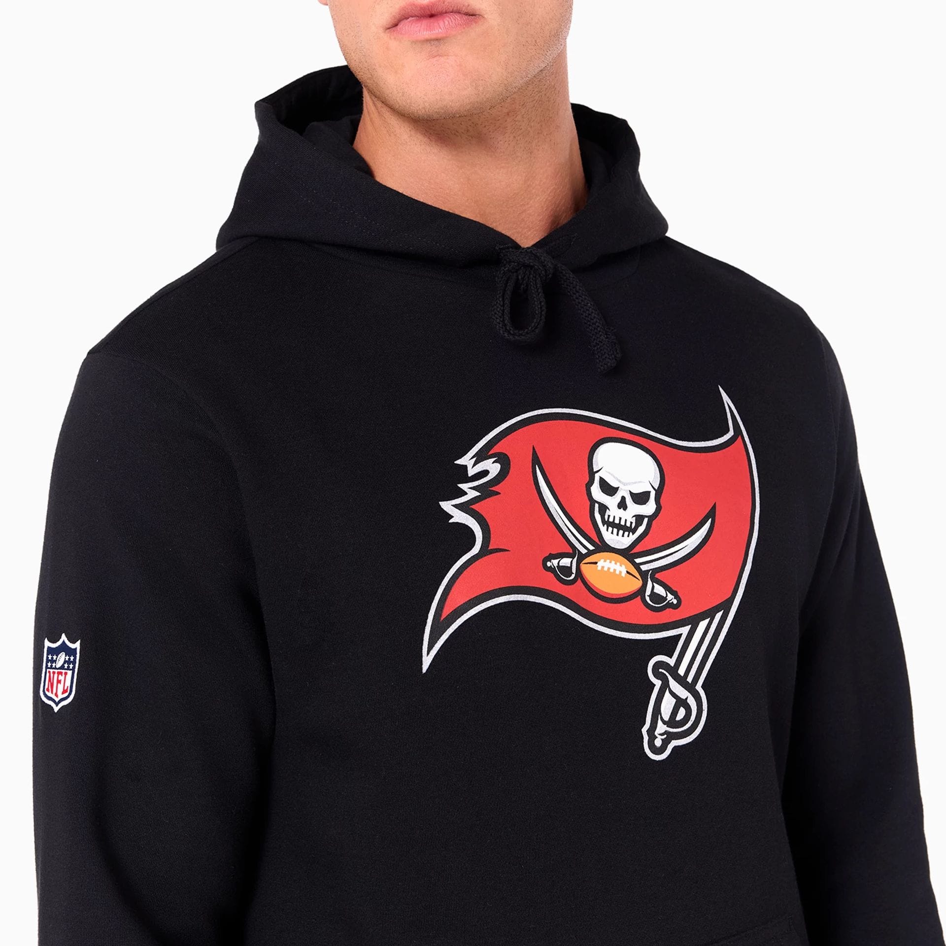 Tampa Bay Buccaneers NFL Black Pullover Hoodie - Image 5
