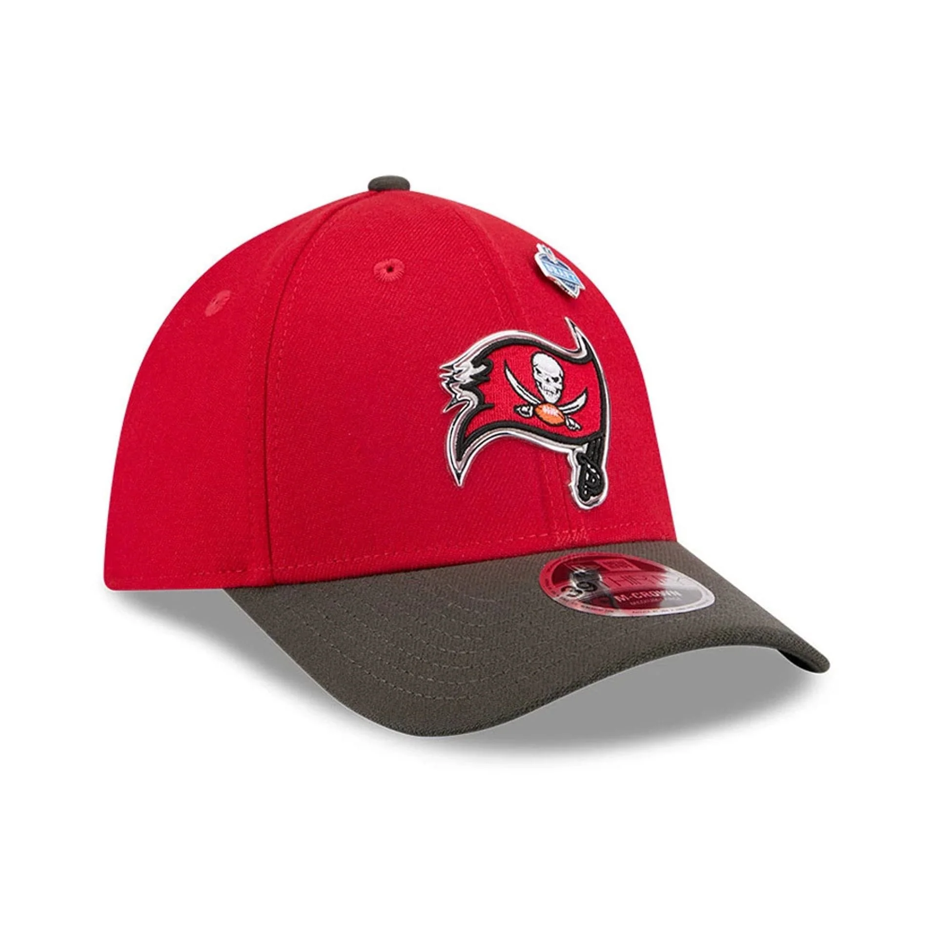 Tampa Bay Buccaneers NFL Draft 2026 Red 39THIRTY M-Crown Stretch Fit Cap - Image 4
