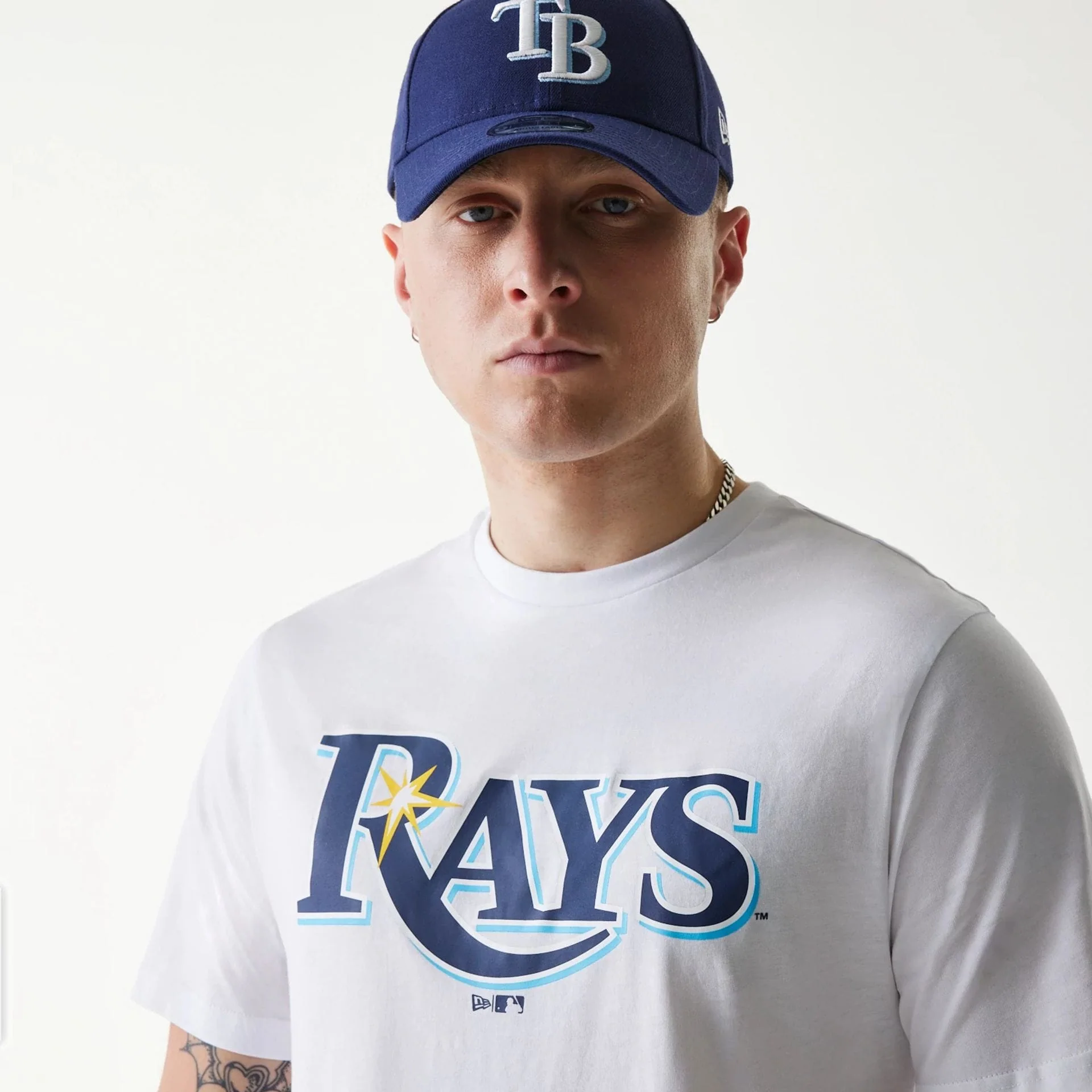 Tampa Bay Rays MLB Regular White T-Shirt - Image 2