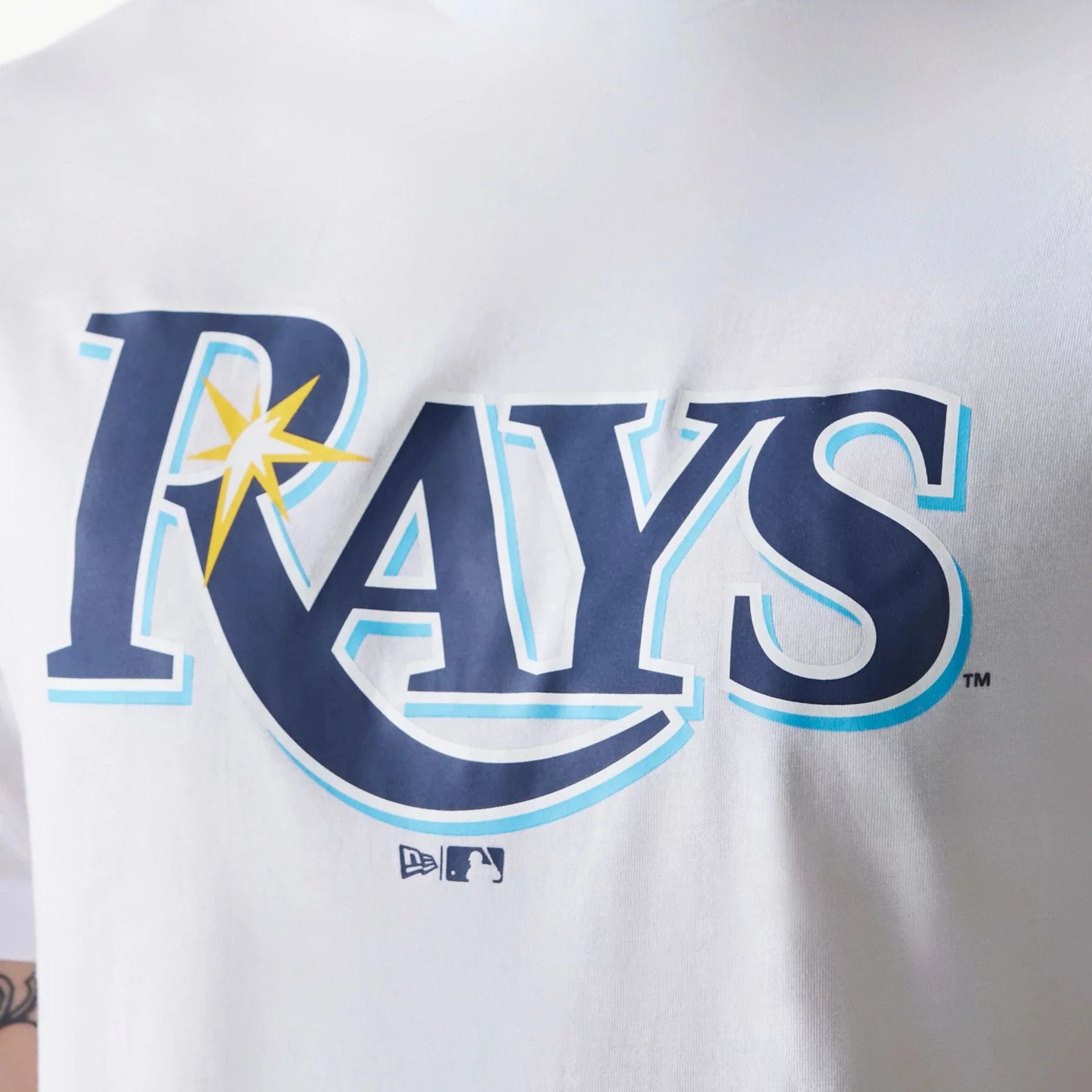 Tampa Bay Rays MLB Regular White T-Shirt - Image 3