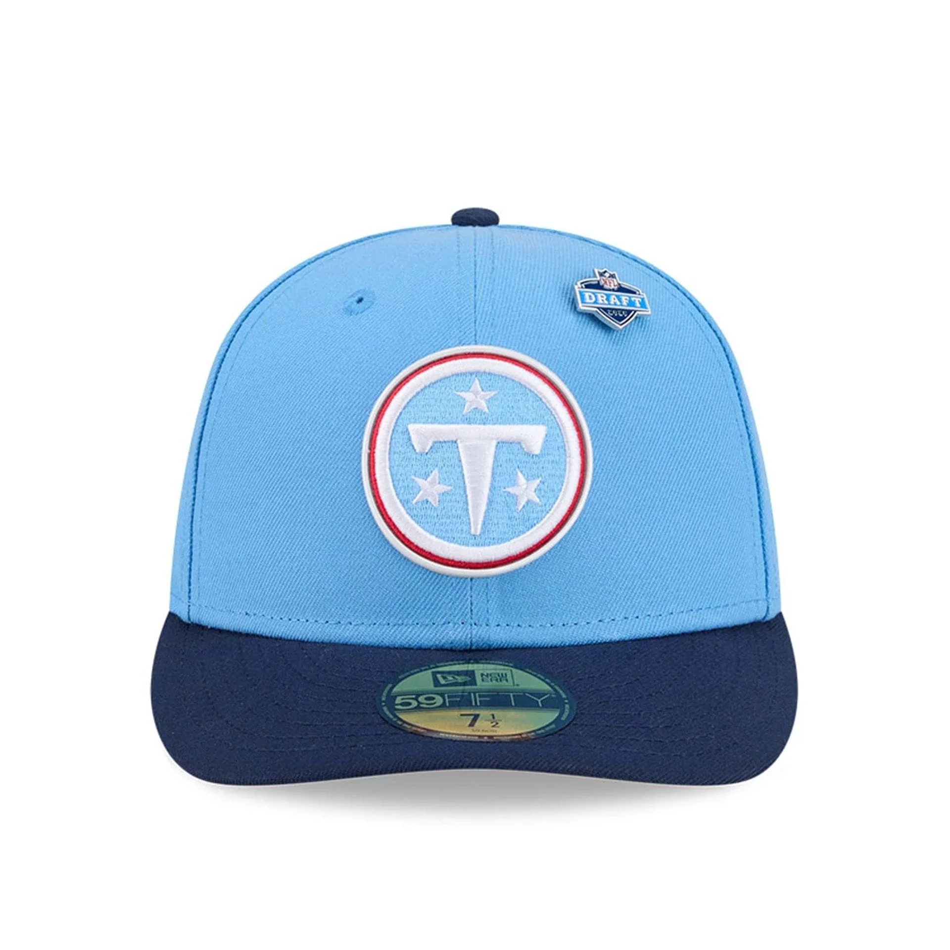 Tennessee Titans NFL Draft 2026 Blue 59FIFTY Fitted Cap - Image 3