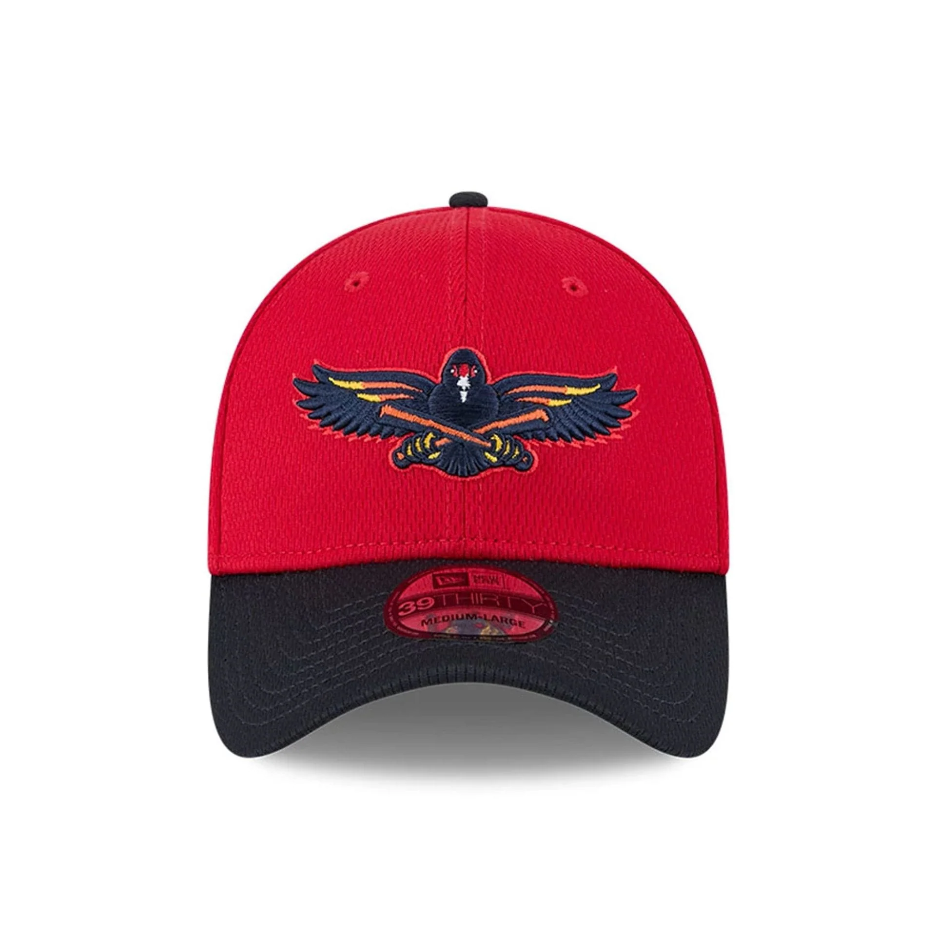 Toledo Mud Hens MiLB Batting Practice Red 39THIRTY Stretch Fit Cap - Image 2