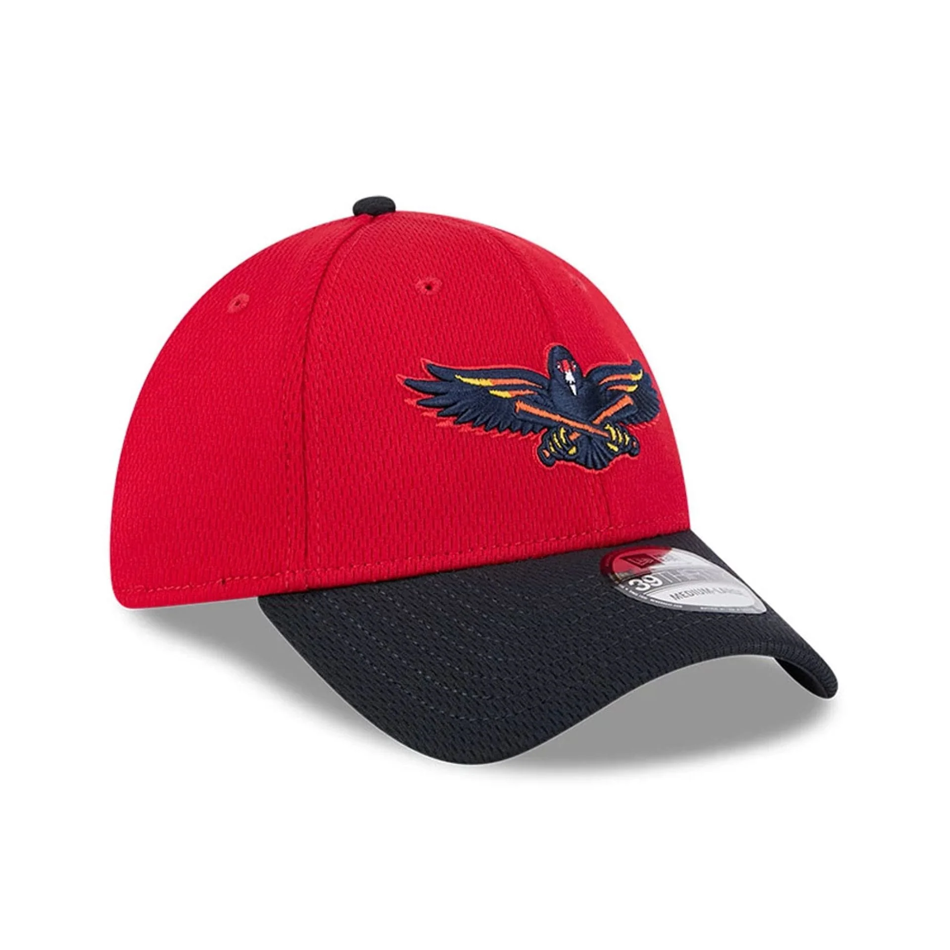 Toledo Mud Hens MiLB Batting Practice Red 39THIRTY Stretch Fit Cap - Image 3