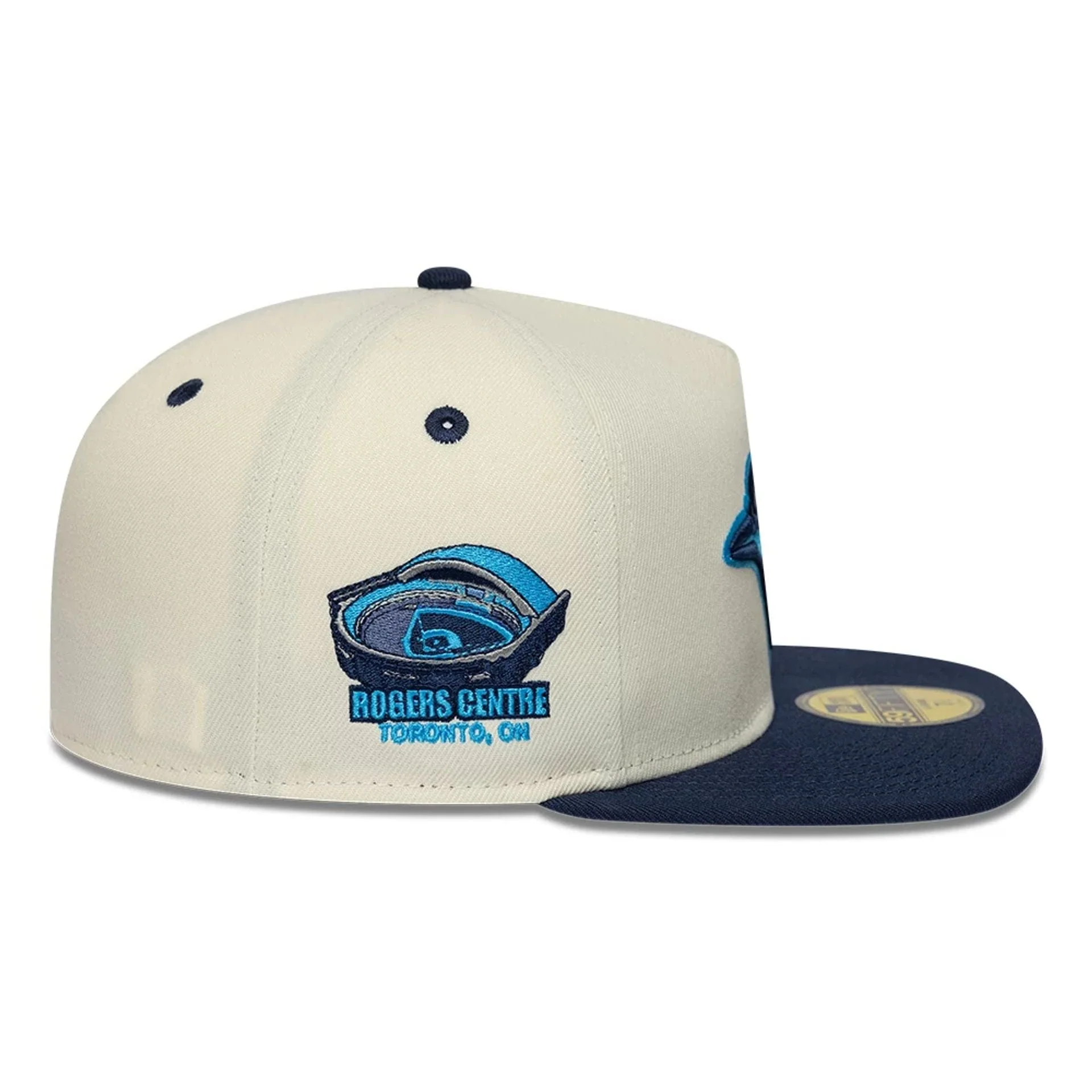Toronto Blue Jays MLB White 59FIFTY A-Frame Fitted Cap - Image 5
