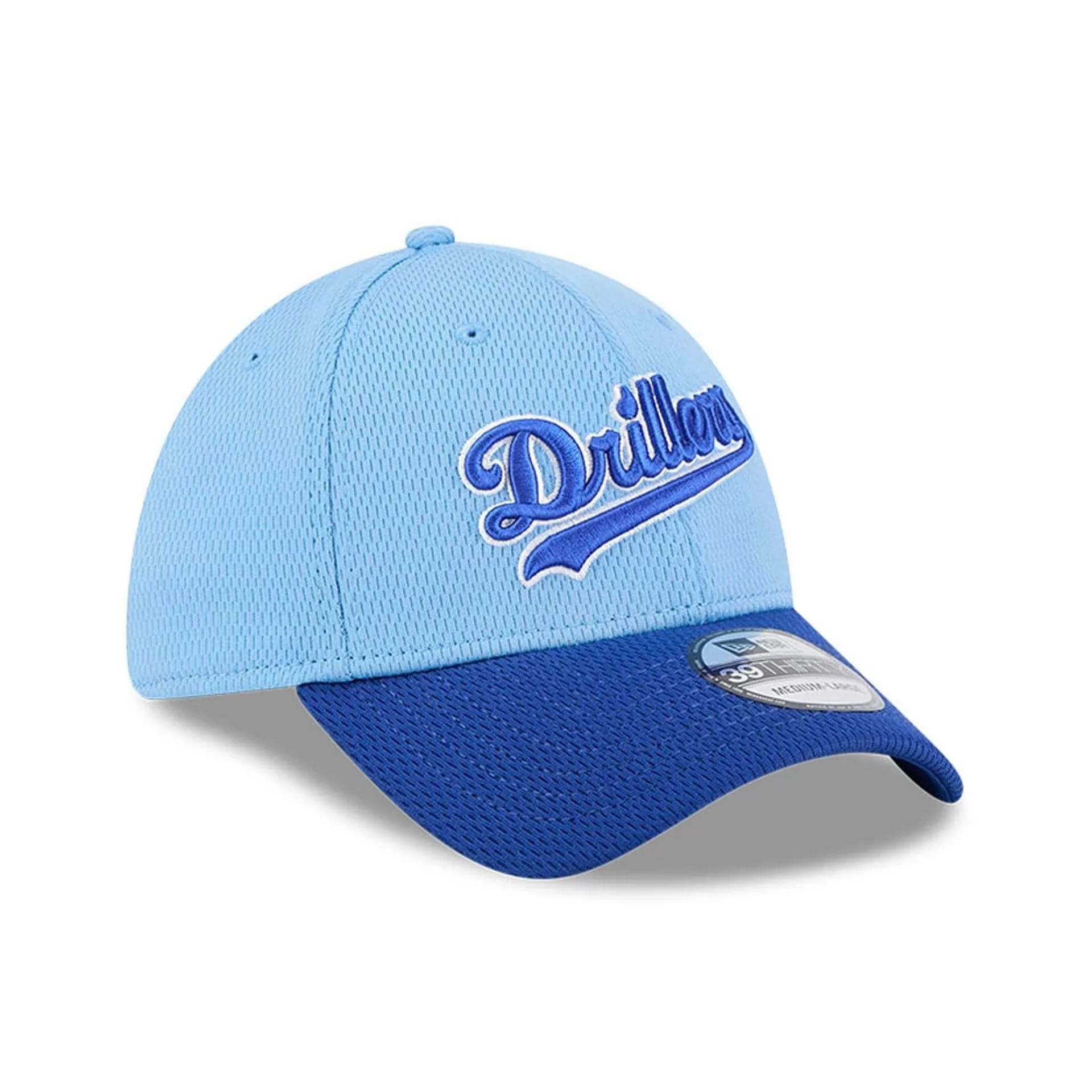 Tulsa Drillers MiLB Batting Practice Pastel Blue 39THIRTY Stretch Fit Cap - Image 3