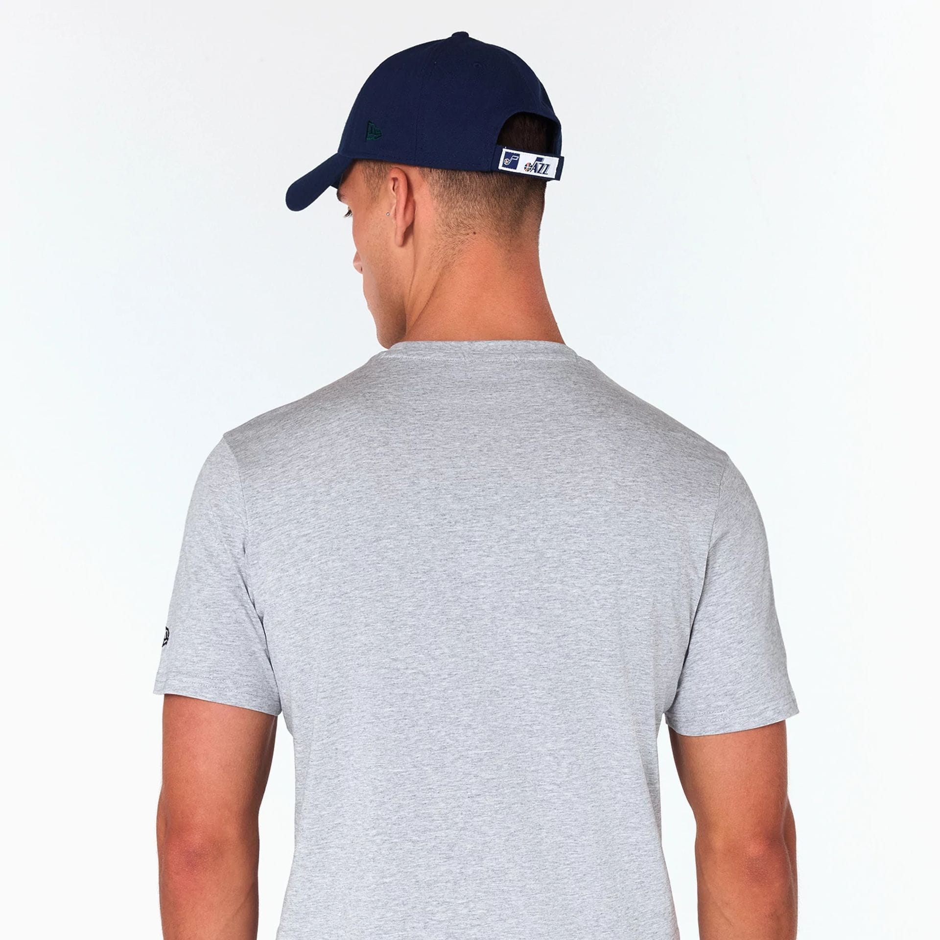 Utah Jazz NBA Grey T-Shirt - Image 6
