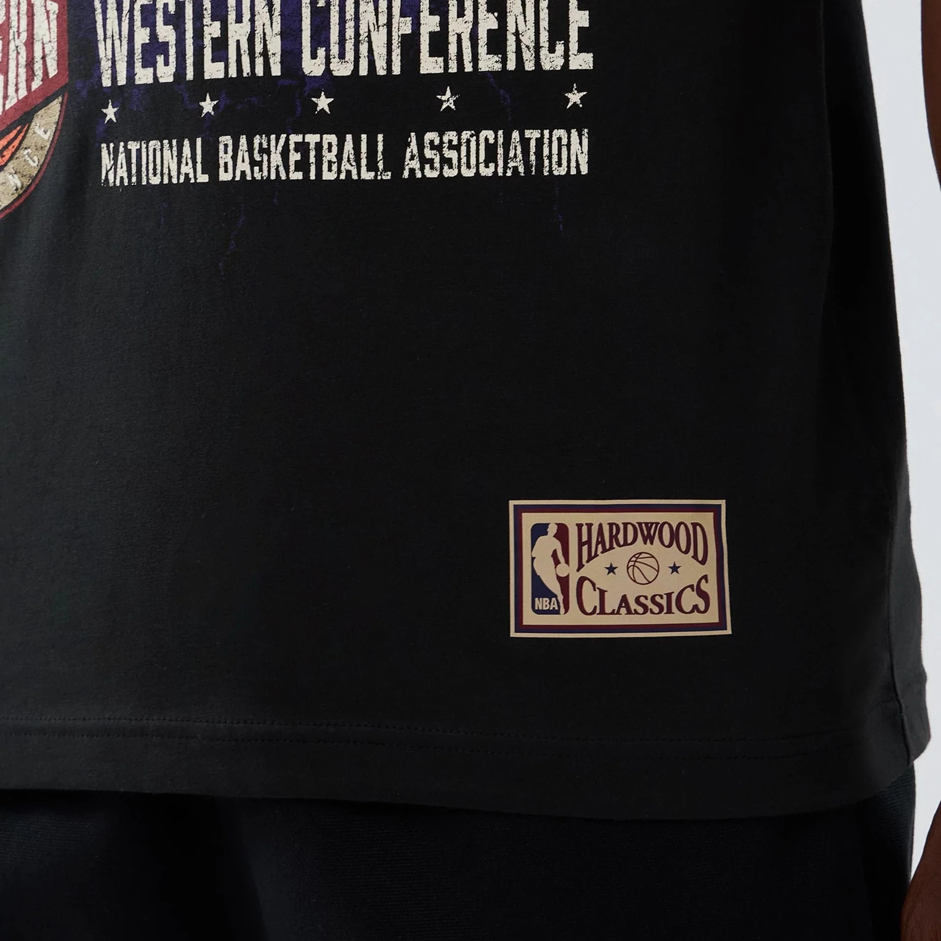 Utah Jazz NBA Hardwood Classic Black T-Shirt - Image 5