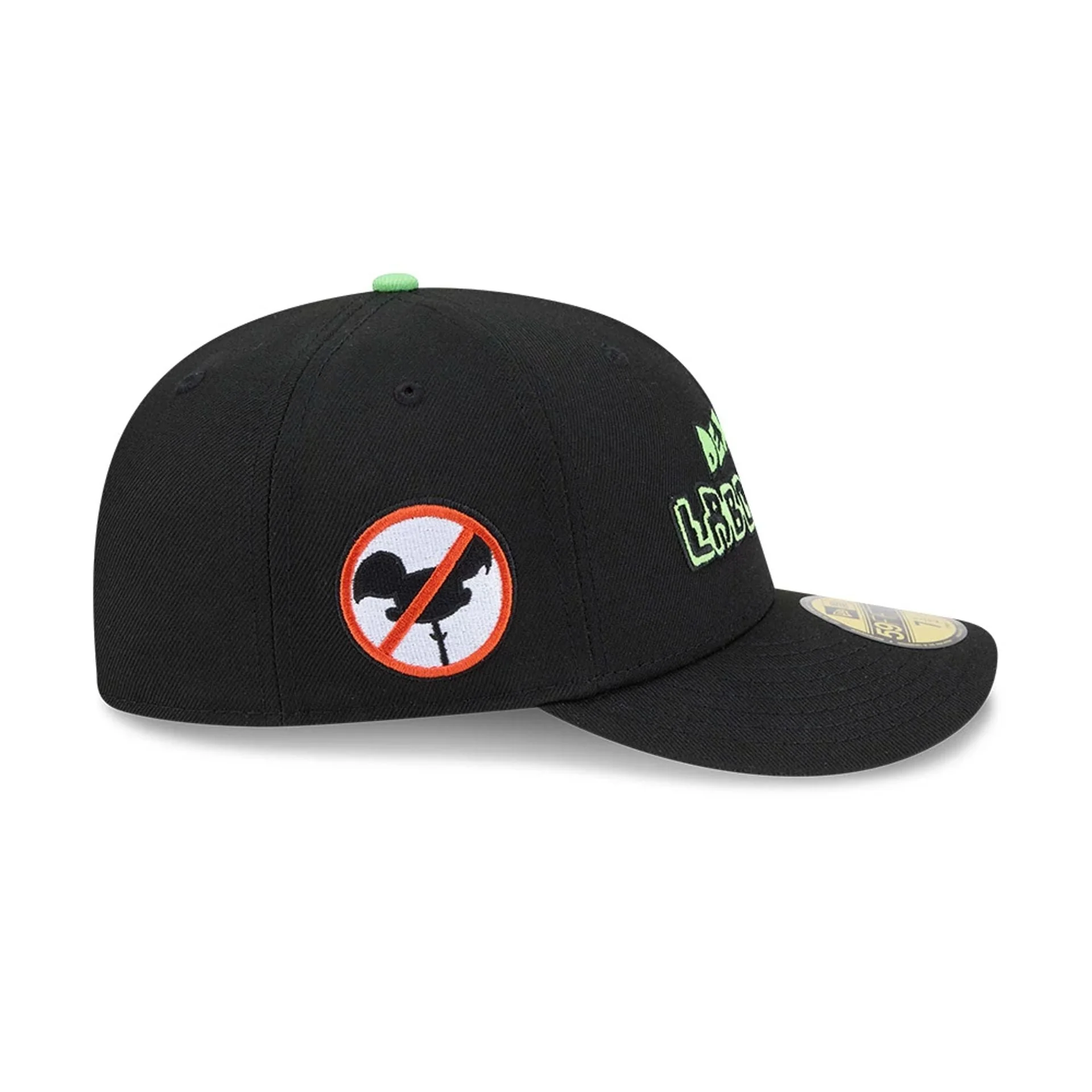 Warner Bros Logo Dexter's Laboratory Black 59FIFTY Fitted Cap - Image 5