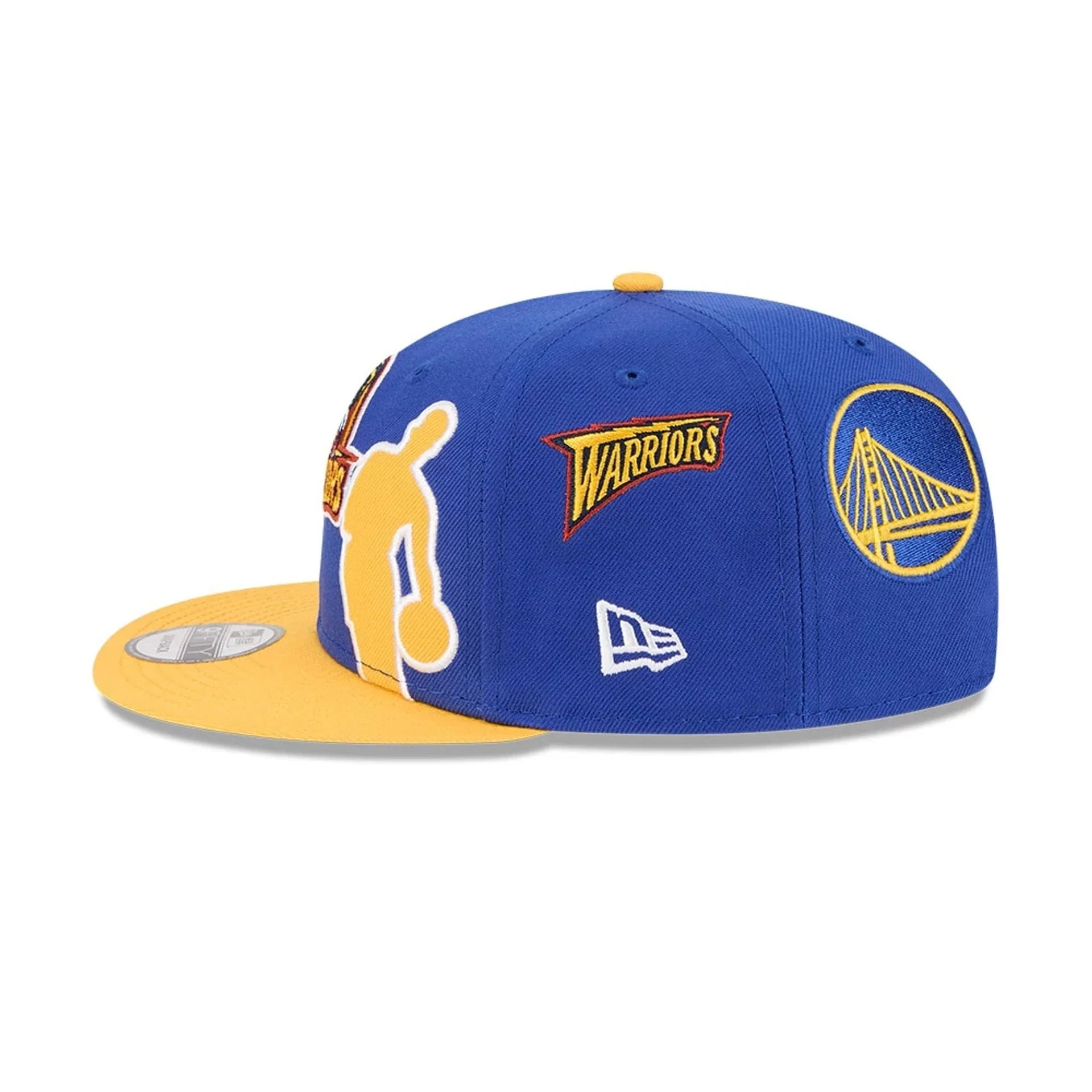 Warriors NBA Hardwood Classic ASG Blue 9FIFTY Snapback Adjustable Cap - Image 6