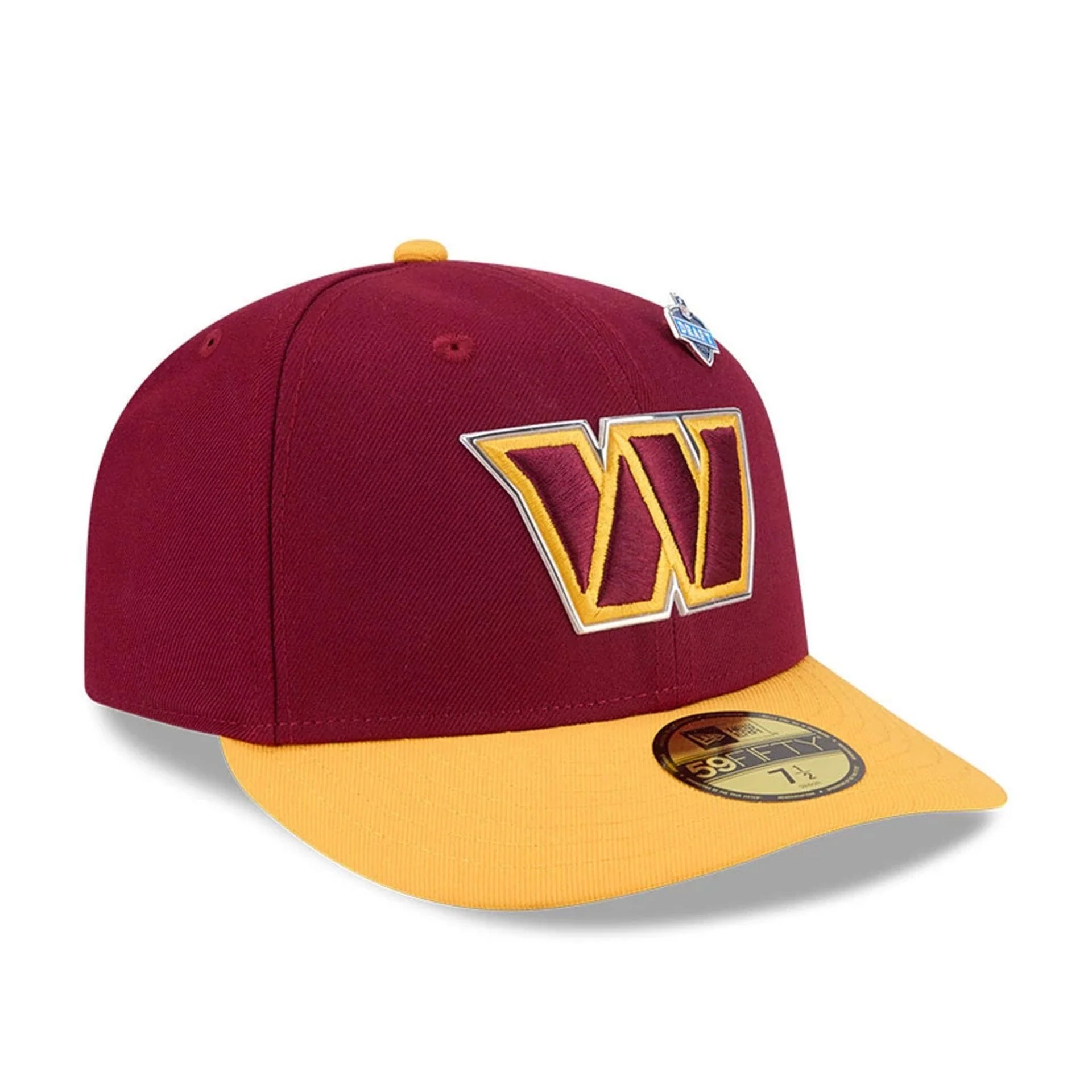 Washington Commanders NFL Draft 2026 Dark Red 59FIFTY Fitted Cap - Image 4