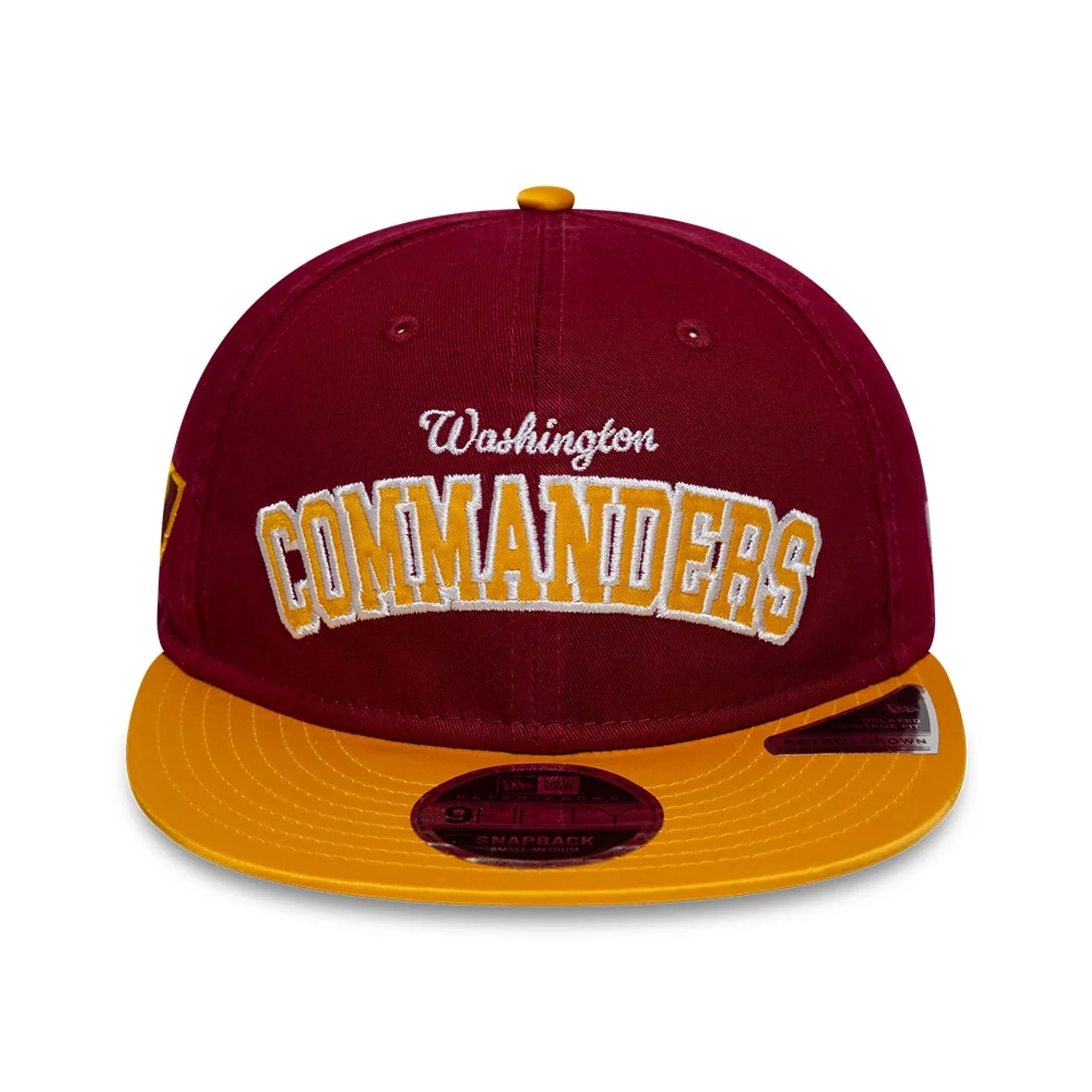 Washington Commanders NFL Historic Dark Red Retro Crown 9FIFTY Adjustable Cap - Image 2