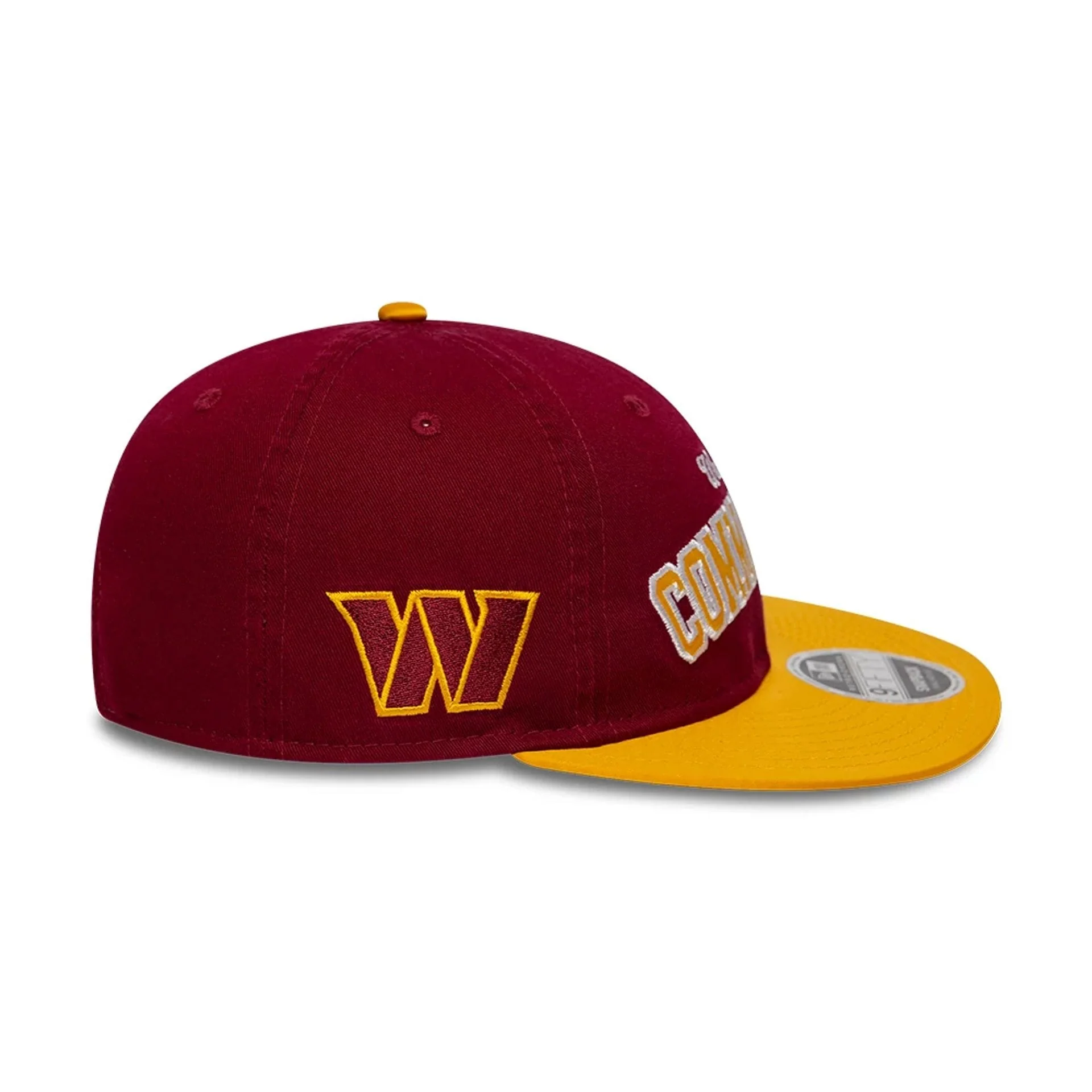 Washington Commanders NFL Historic Dark Red Retro Crown 9FIFTY Adjustable Cap - Image 4