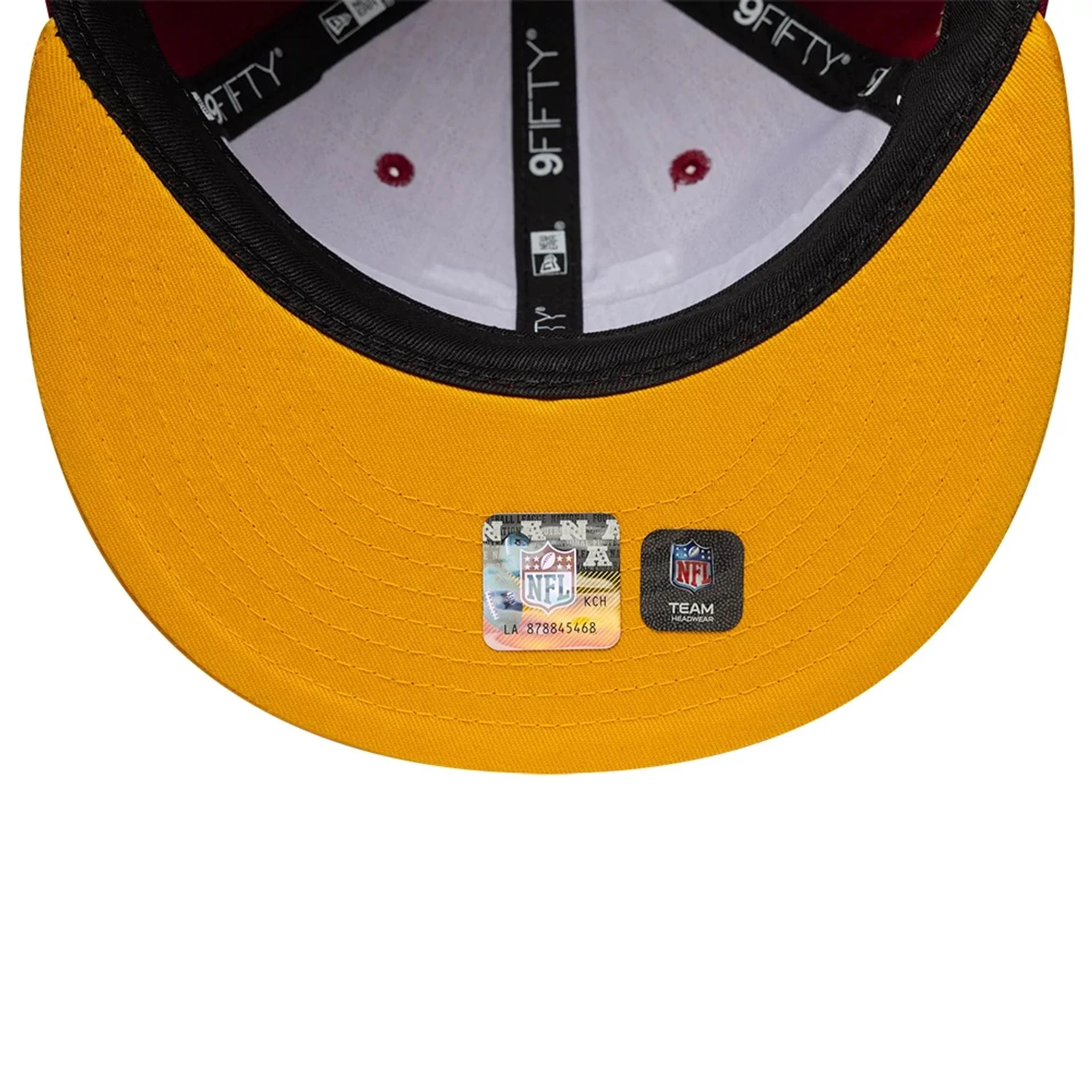 Washington Commanders NFL Historic Dark Red Retro Crown 9FIFTY Adjustable Cap - Image 6