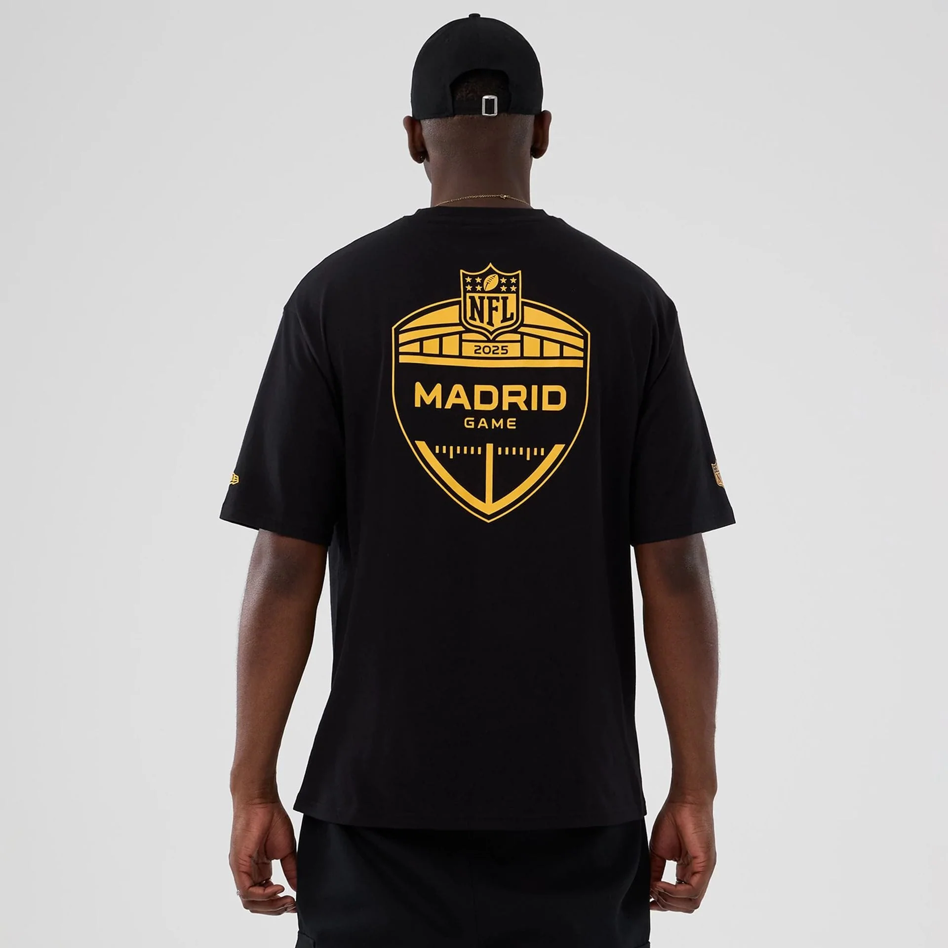 Washington Commanders NFL International Series Games 2025 Black Oversized T-Shirt - Image 2