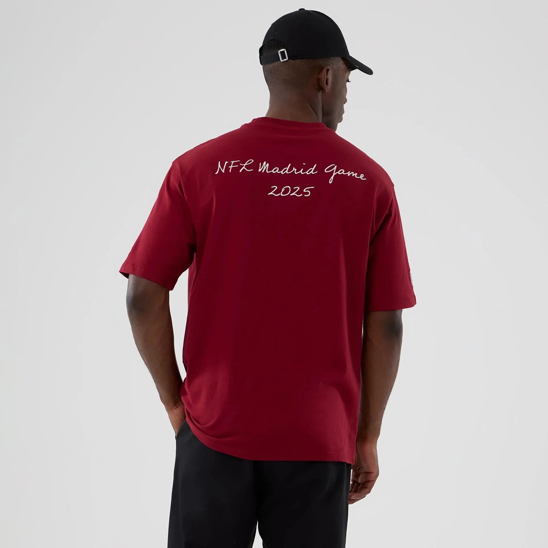 Washington Commanders NFL International Series Games 2025 Dark Red Premium T-Shirt - Image 2