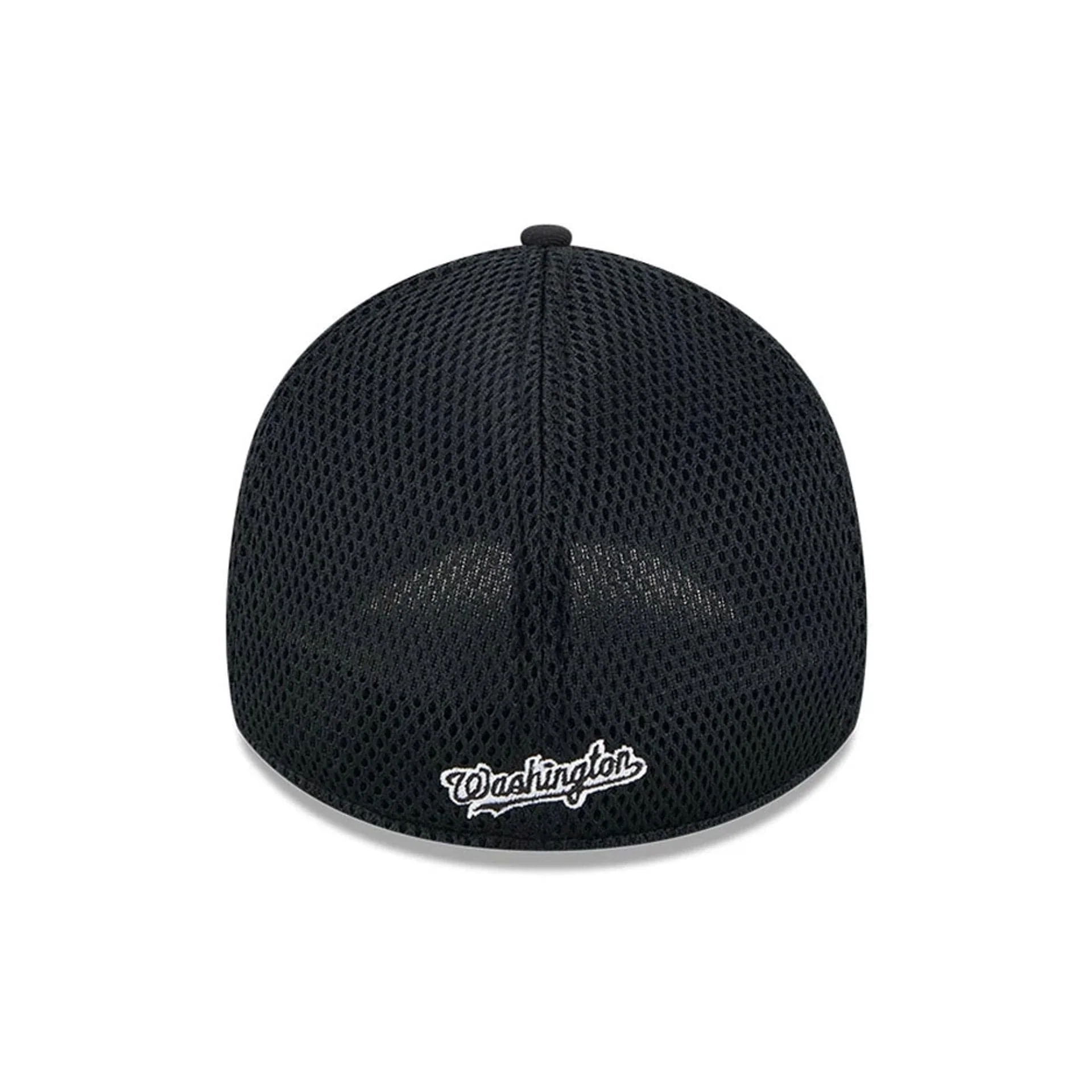 Washington Nationals MLB Evergreen Neo Black 39THIRTY Stretch Fit Cap - Image 2