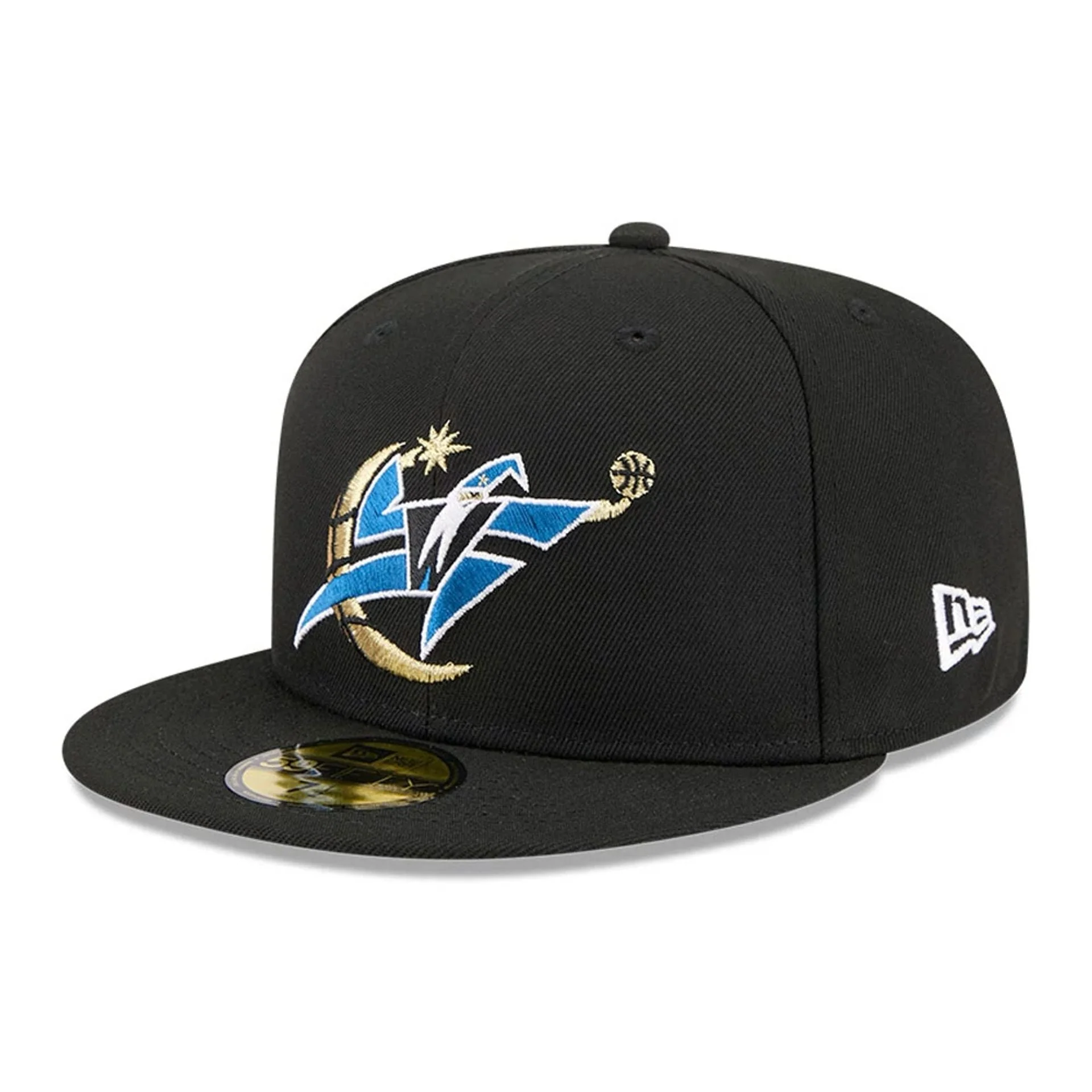 Washington Wizards NBA Hardwood Classic Black 59FIFTY Fitted Cap - Image 4