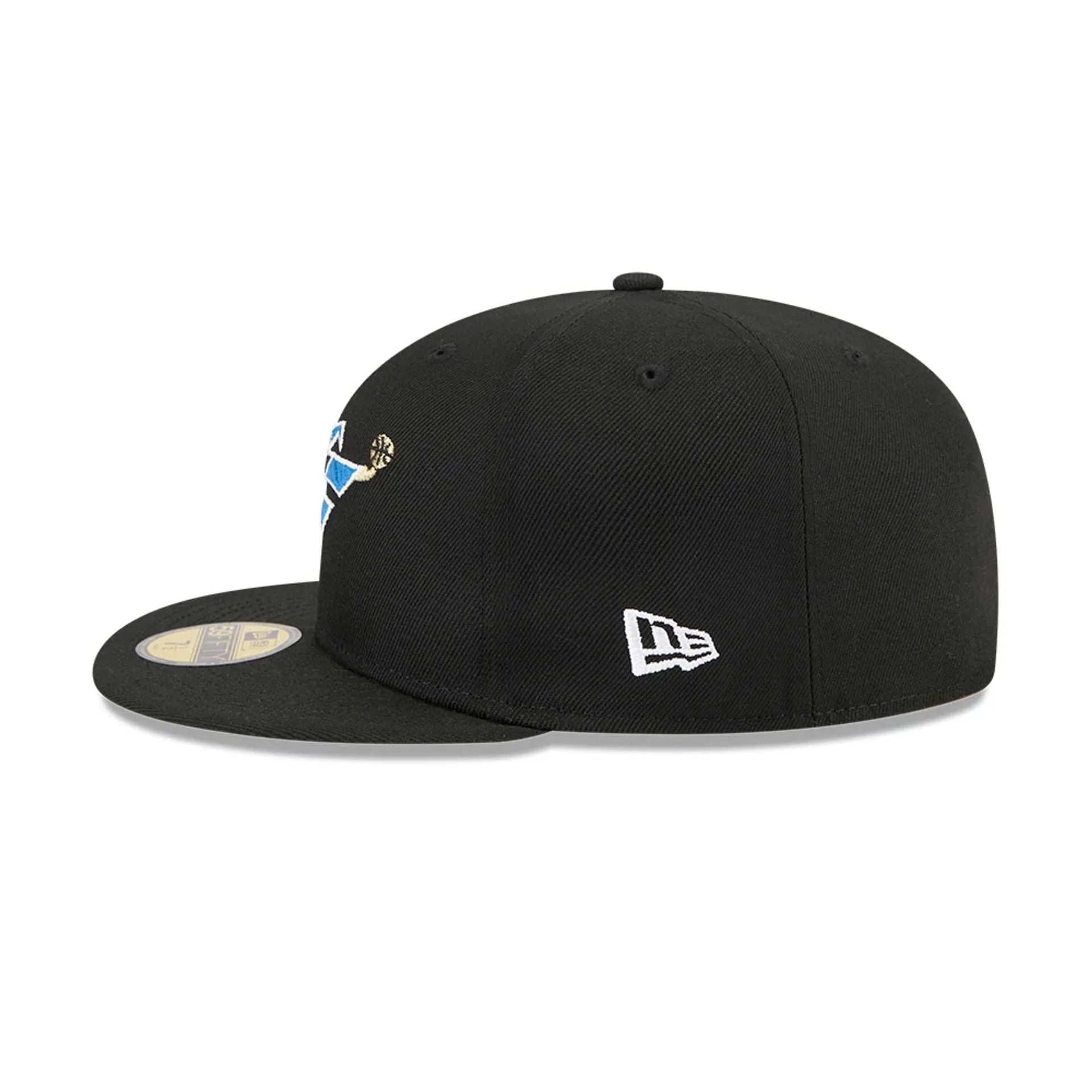Washington Wizards NBA Hardwood Classic Black 59FIFTY Fitted Cap - Image 6