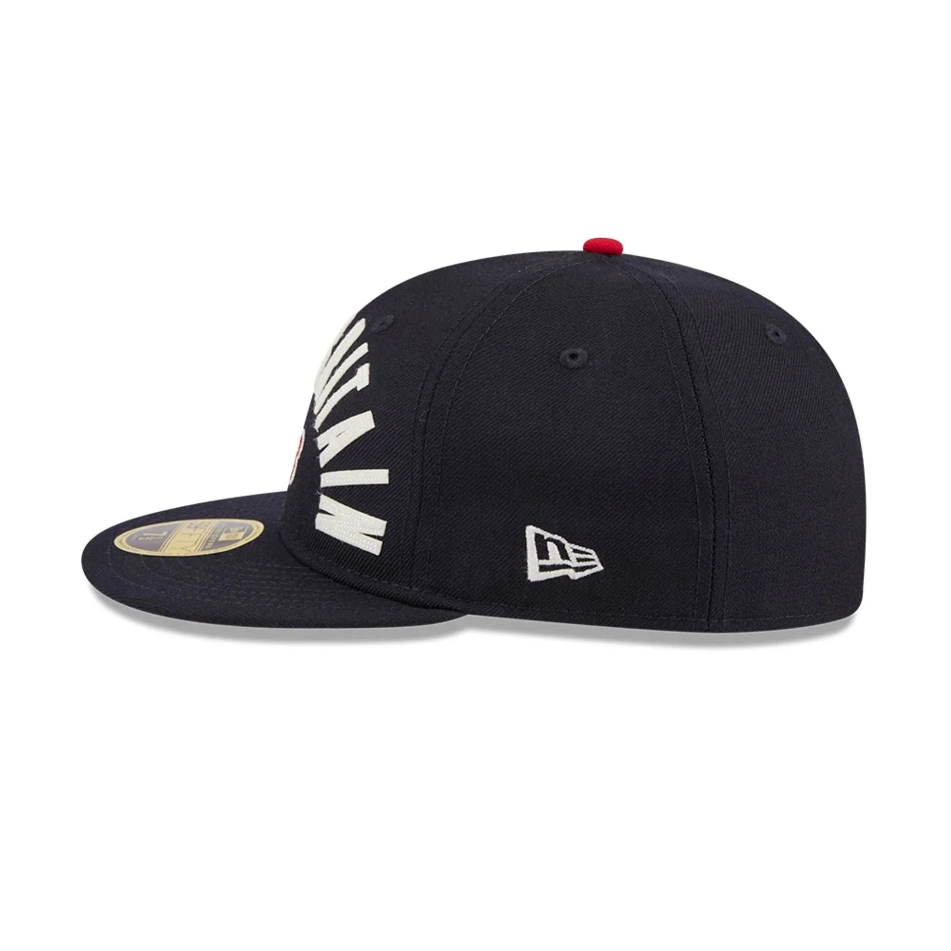 WBC Great Britain Classical Script Navy Retro Crown 59FIFTY Fitted Cap - Image 6