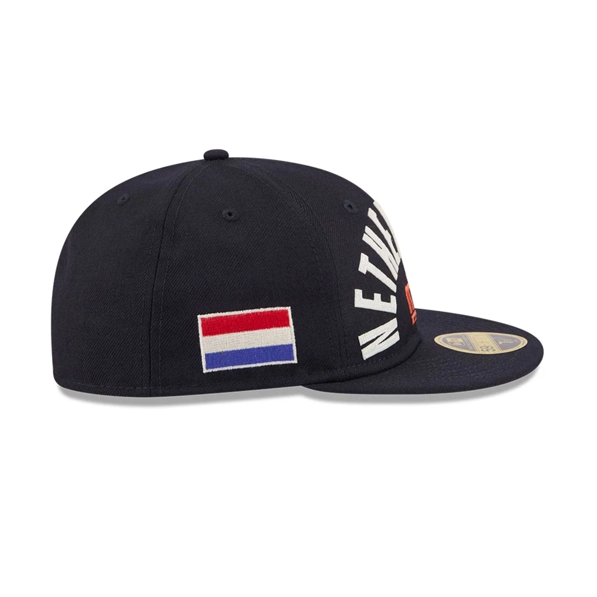 WBC Netherlands Classical Script Navy Retro Crown 59FIFTY Fitted Cap - Image 5