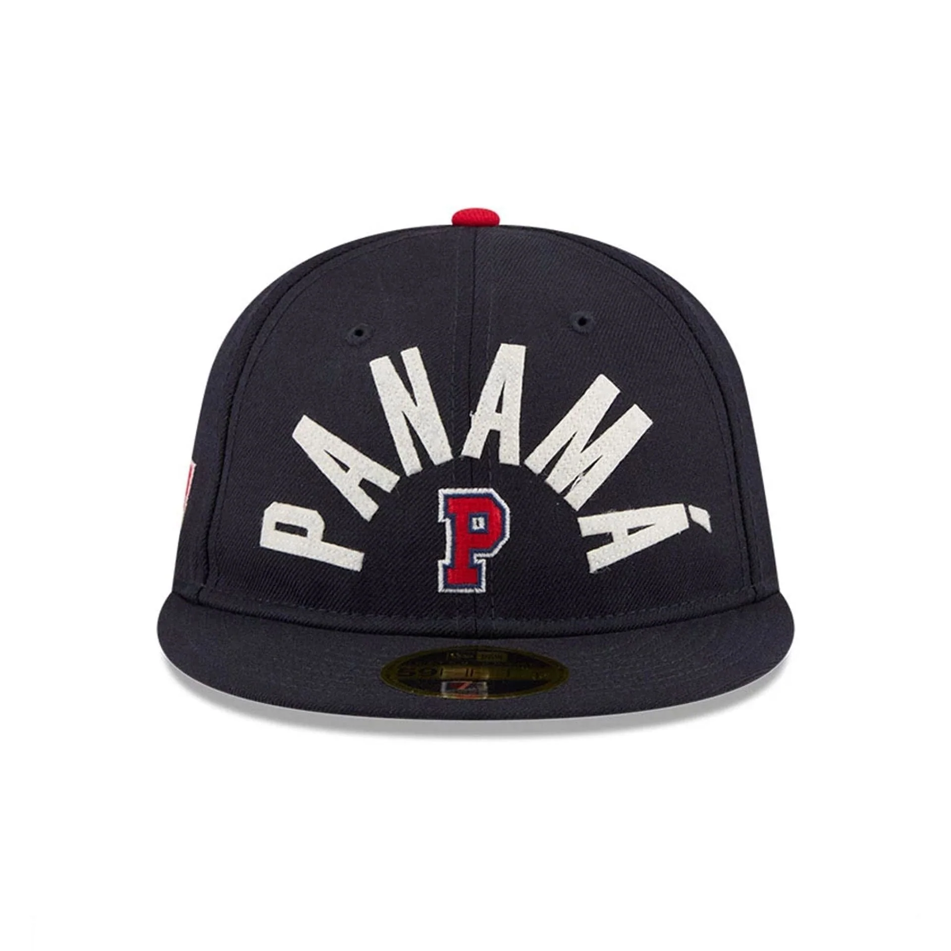 WBC Panama Classical Script Navy Retro Crown 59FIFTY Fitted Cap - Image 3