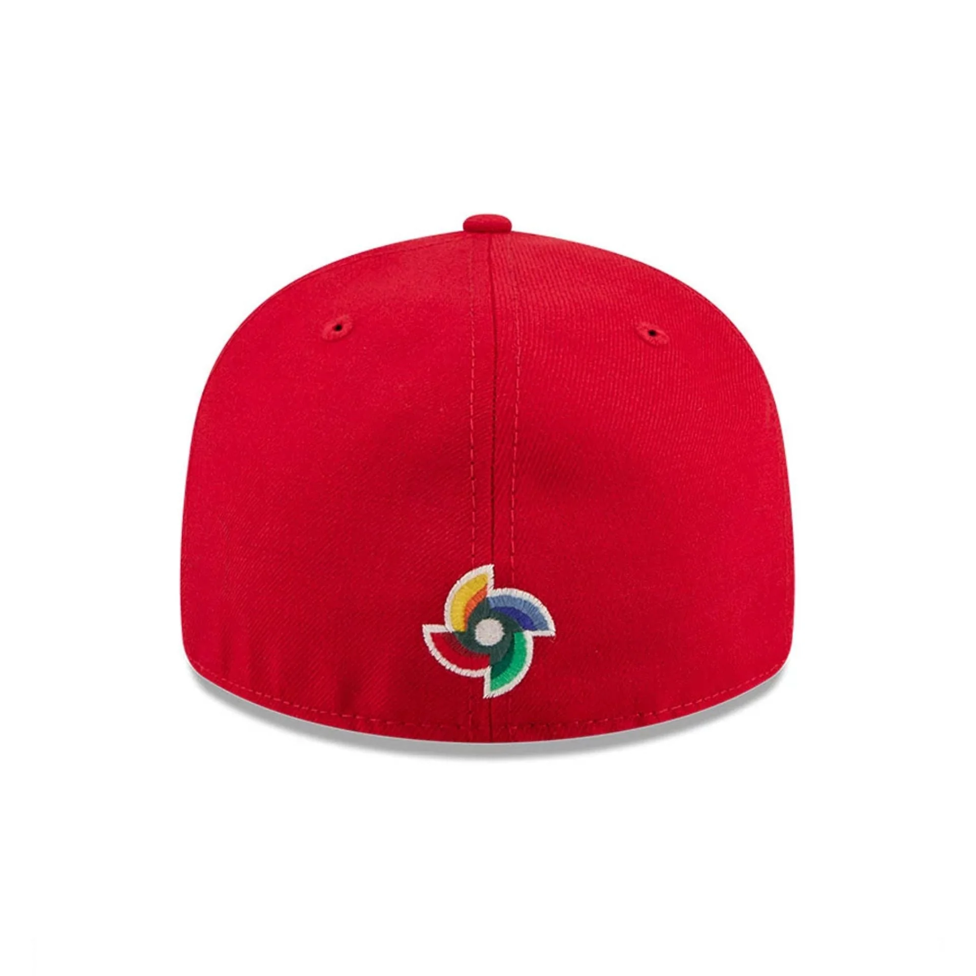 WBC Taipei Classical Script Red Retro Crown 59FIFTY Fitted Cap - Image 7