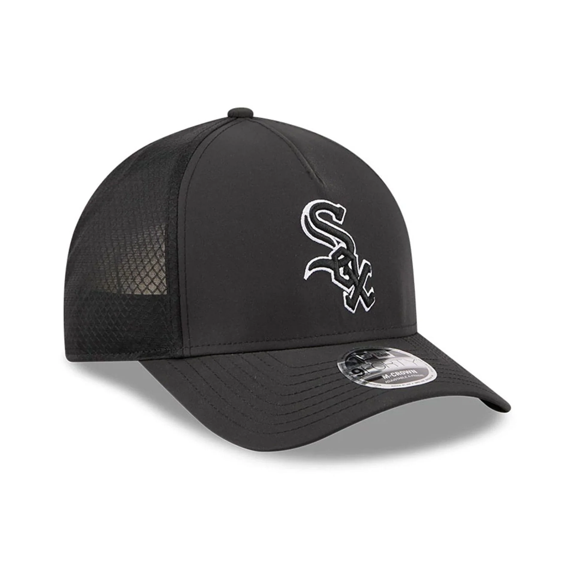 White Sox MLB Batting Practice 2026 Black 9FORTY M-Crown A-Frame Adjustable Cap - Image 3