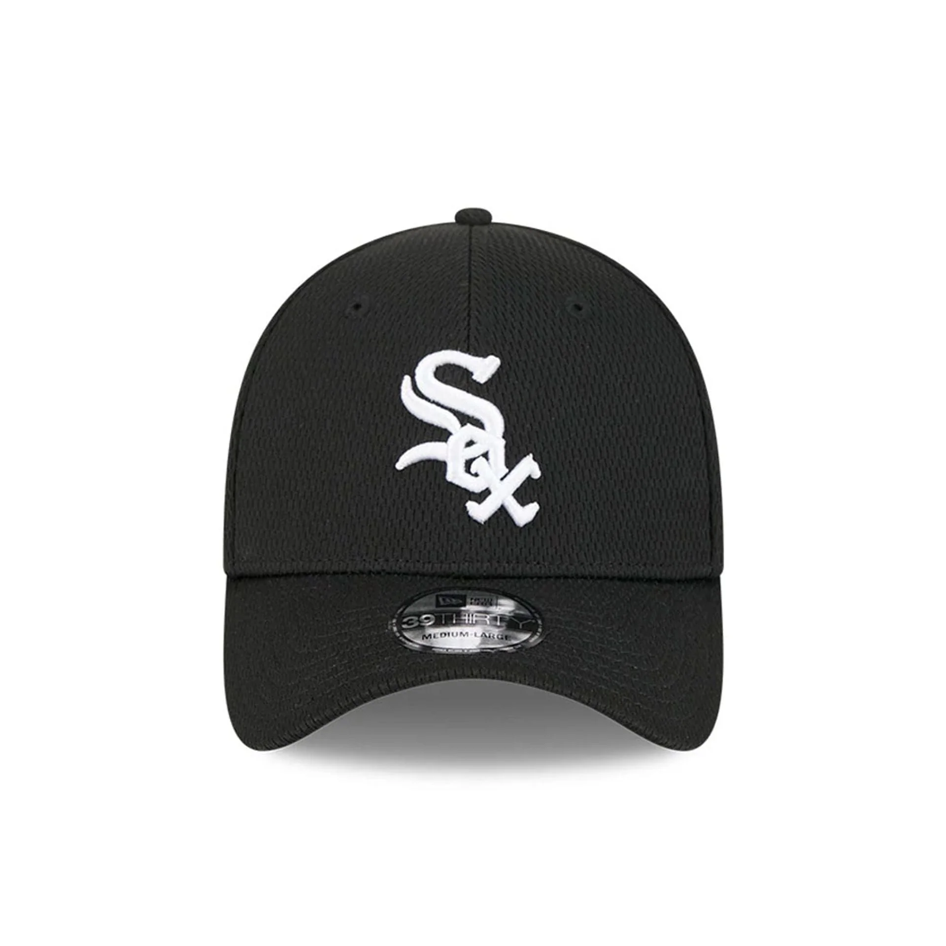White Sox MLB Evergreen Black 39THIRTY Stretch Fit Cap - Image 2