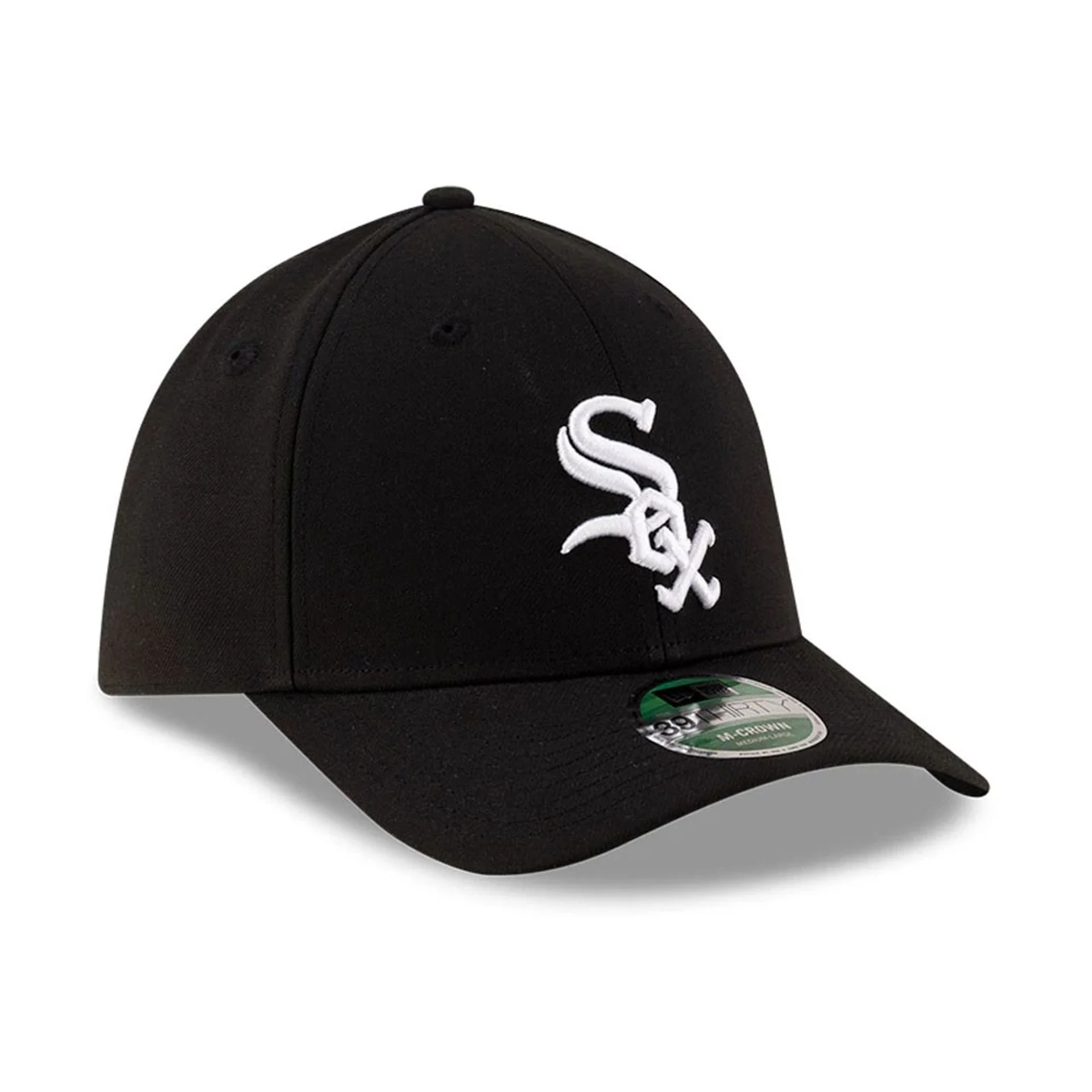 White Sox MLB Player Replica Black 39THIRTY M-Crown Stretch Fit Cap - Image 3