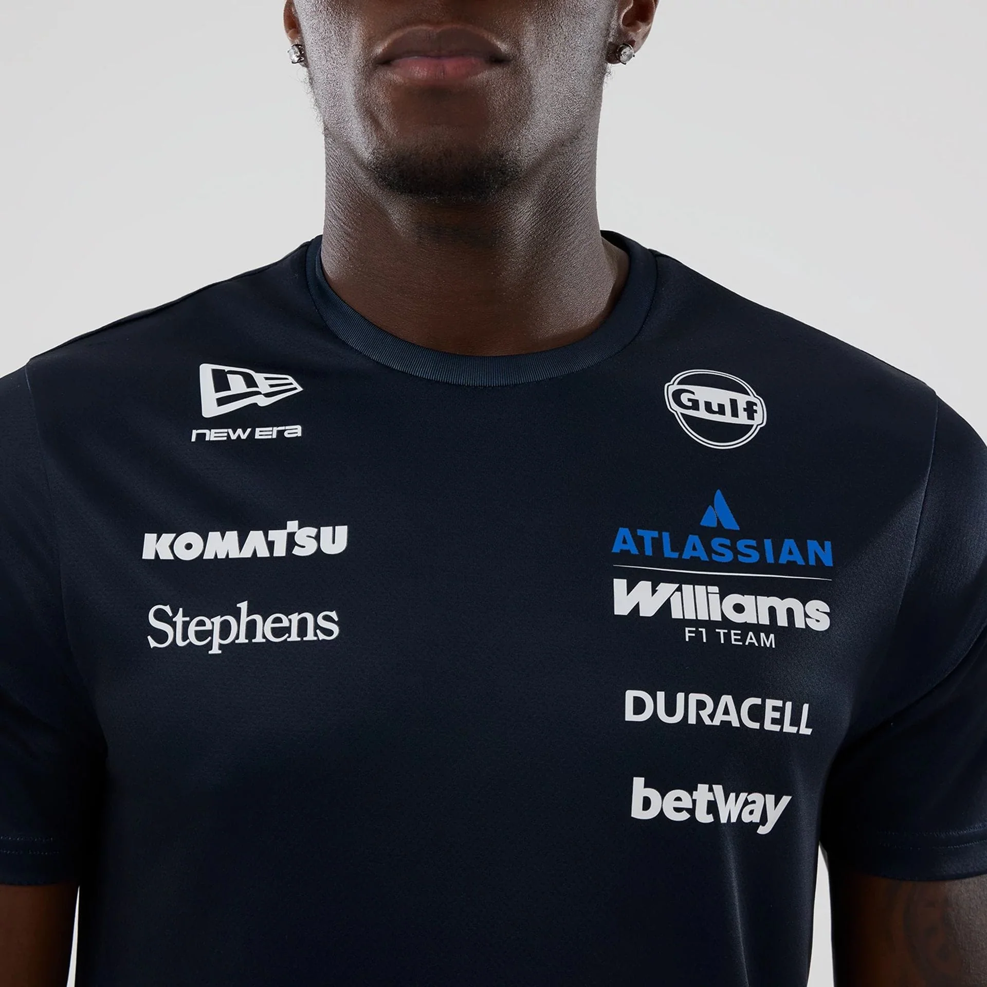 Williams Alex Albon Navy Tech T-shirt - Image 4