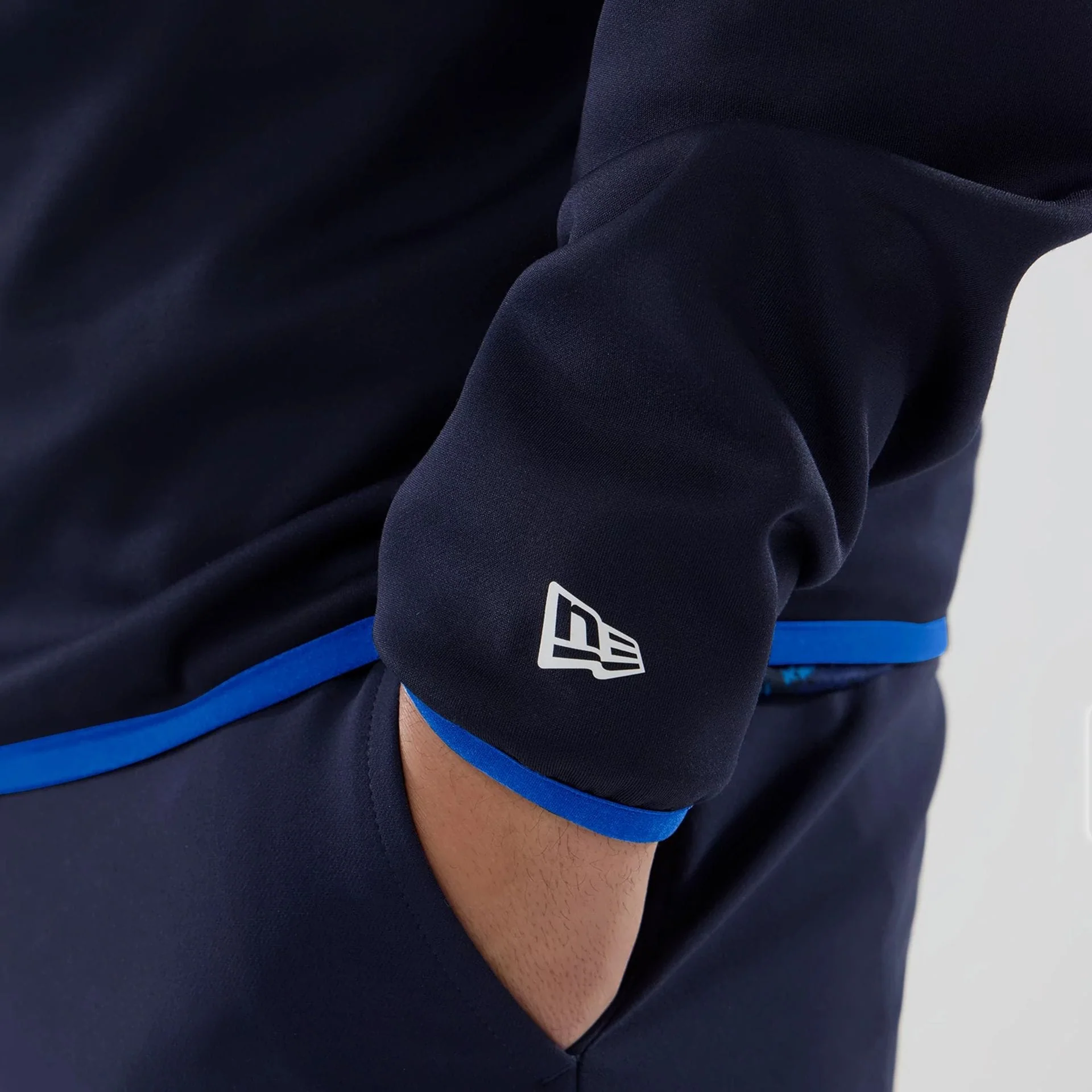 Williams Navy Mid Layer 1/4 Zip Sweater - Image 7