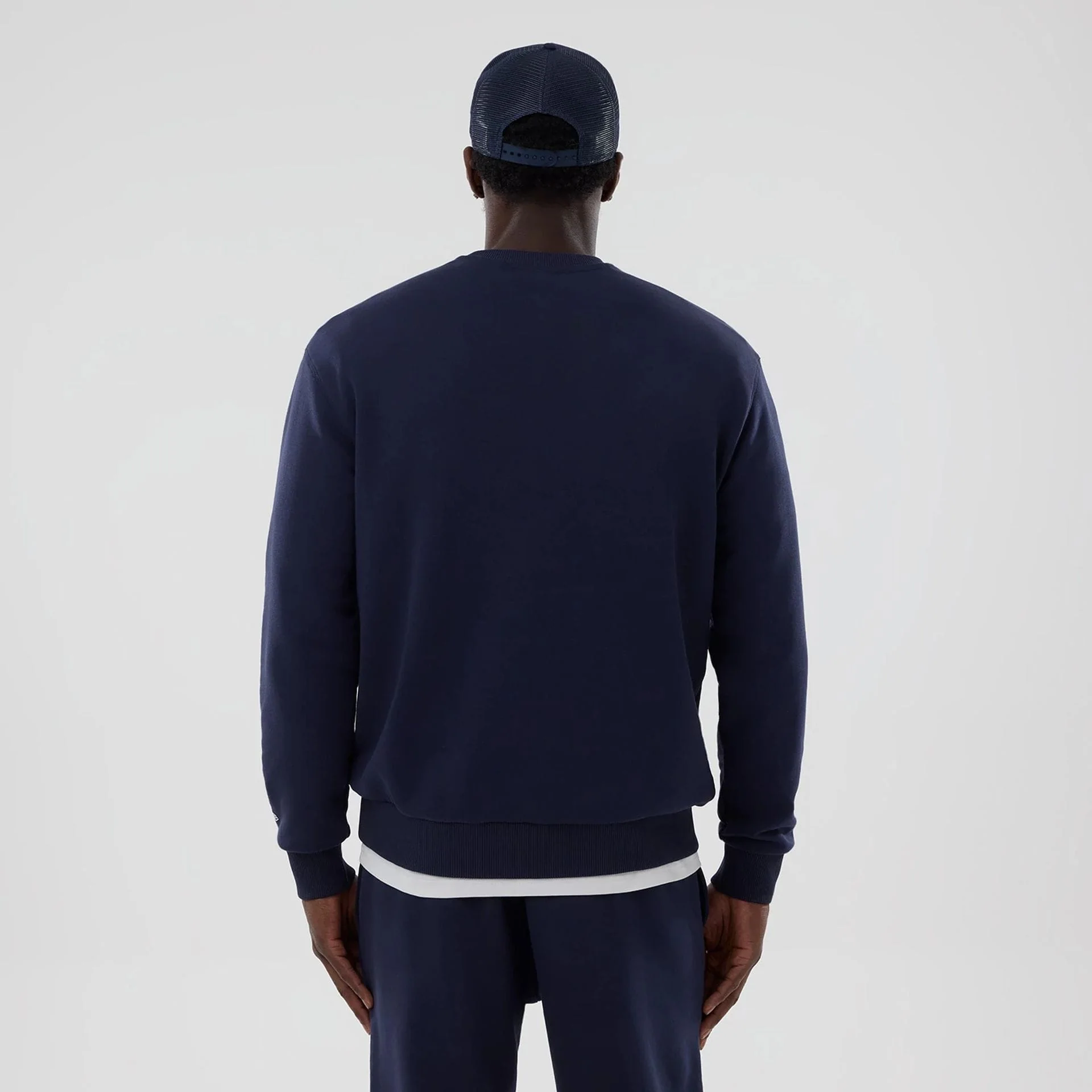 Williams Navy Oversized Crewneck Sweater - Image 2