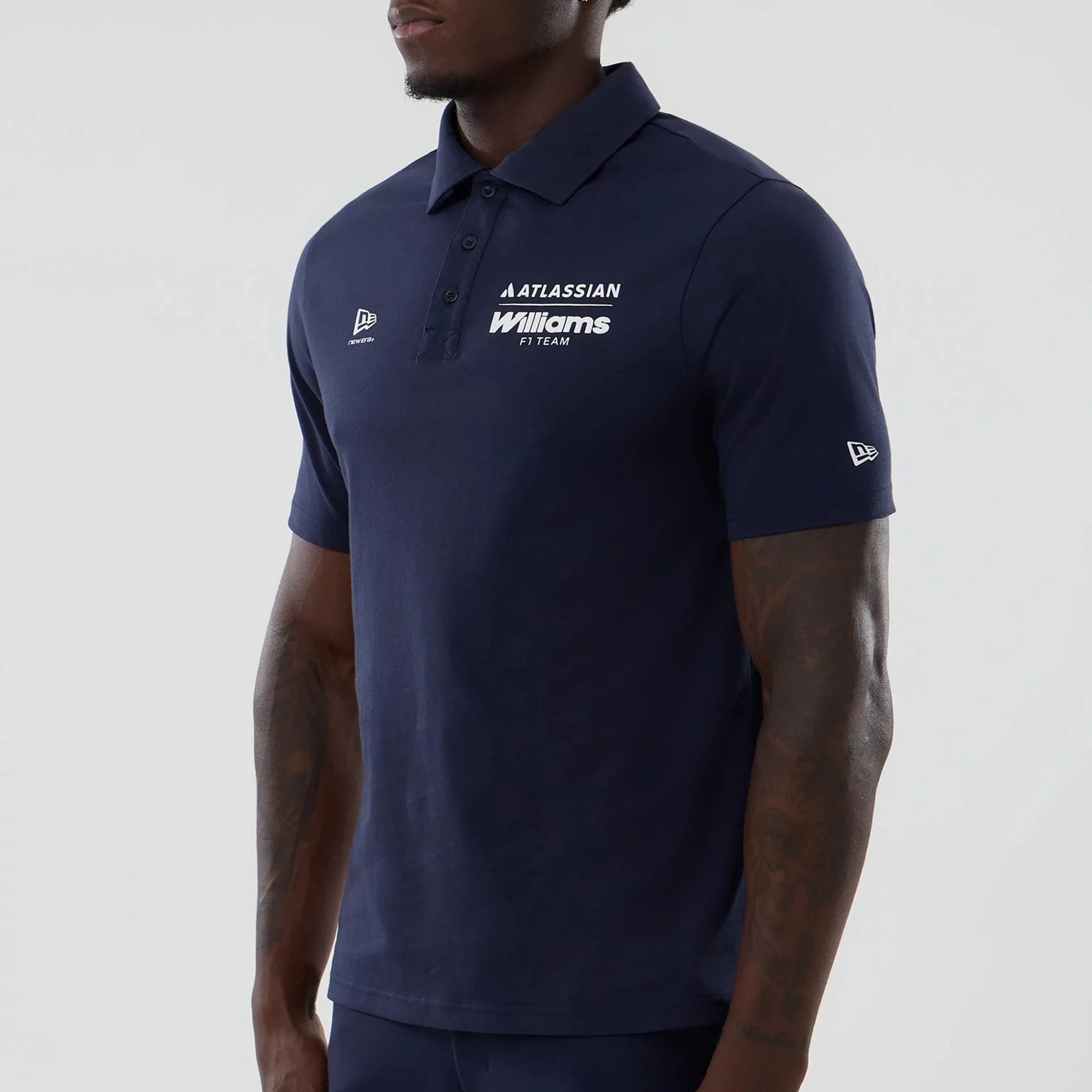 Williams Navy Polo T-Shirt - Image 5