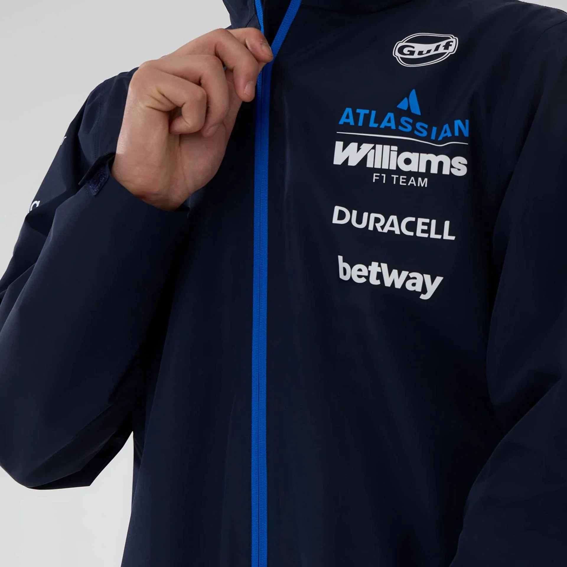 Williams Navy Rain Jacket - Image 6