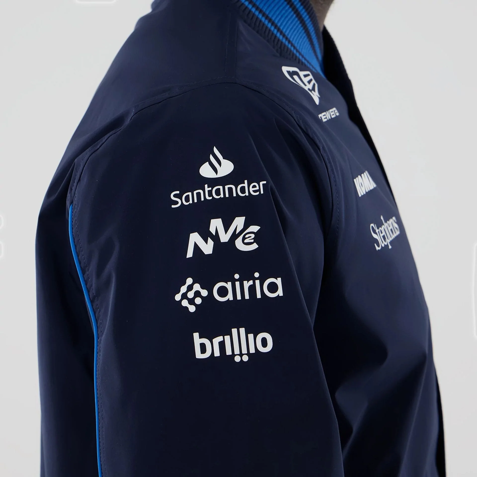 Williams Navy Varsity Jacket - Image 4