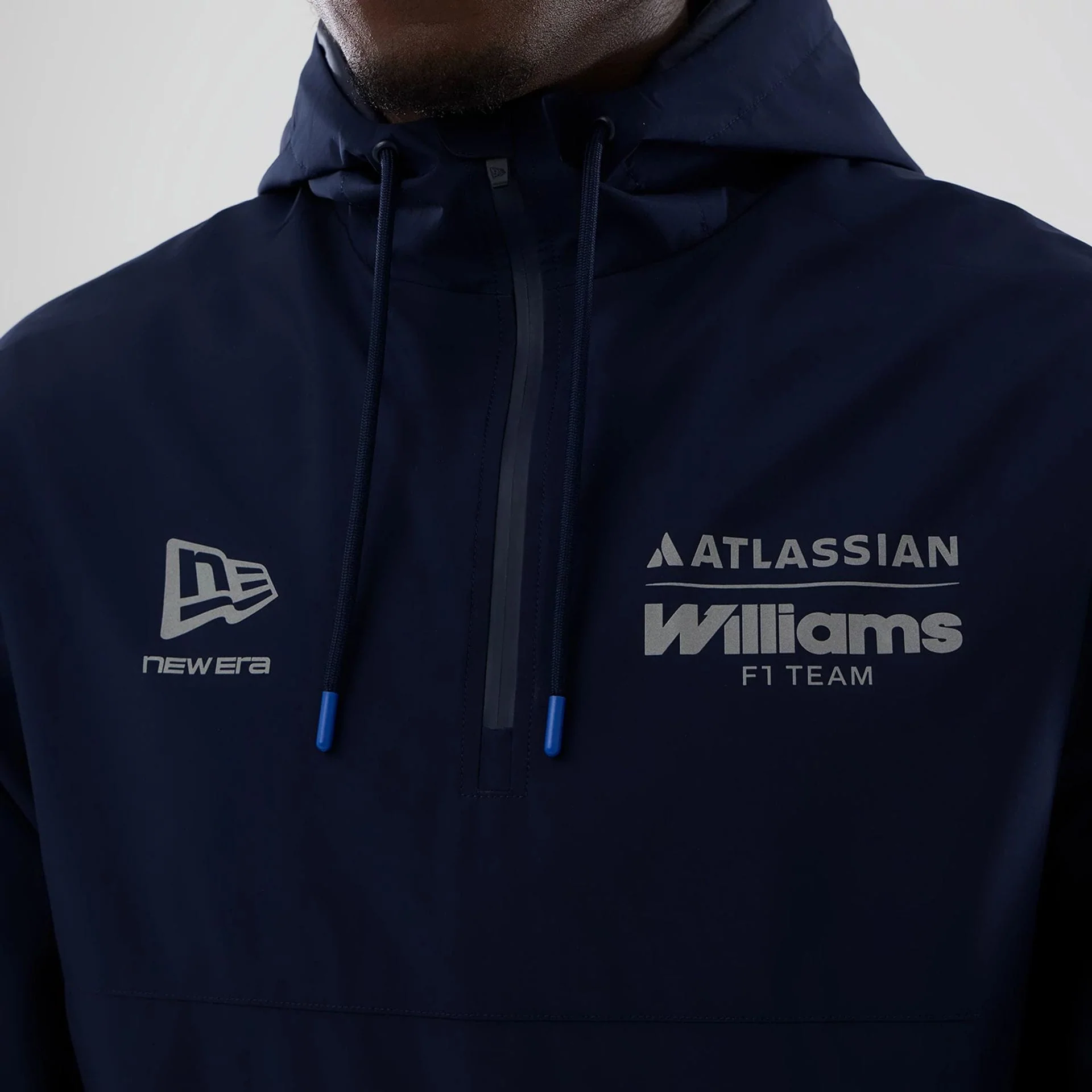 Williams Navy Windbreaker Jacket - Image 2