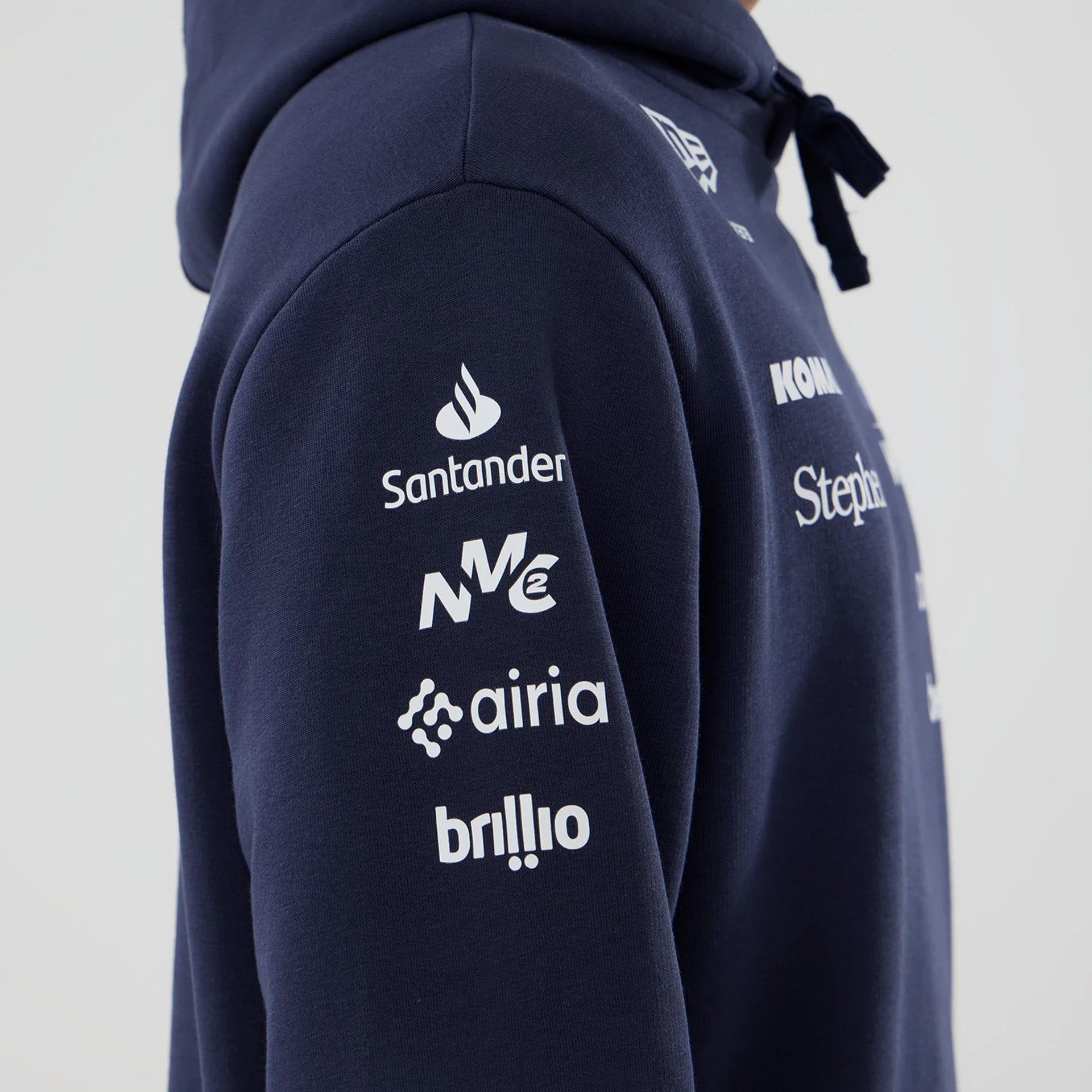 Williams Replica Navy Pullover Hoodie - Image 4