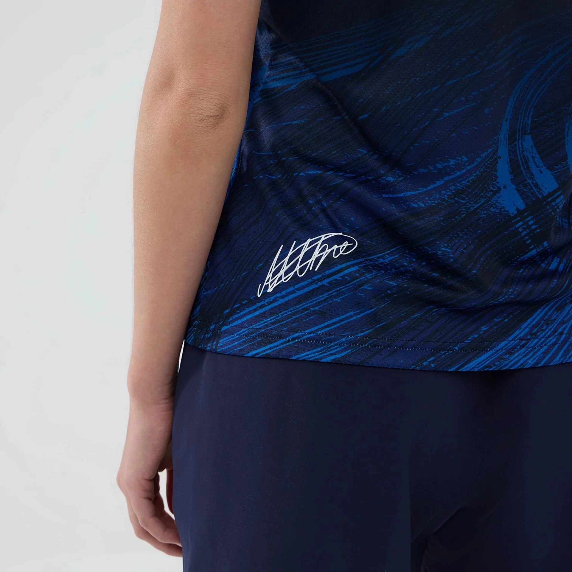 Williams Womens Alex Albon Navy Tech T-shirt - Image 7