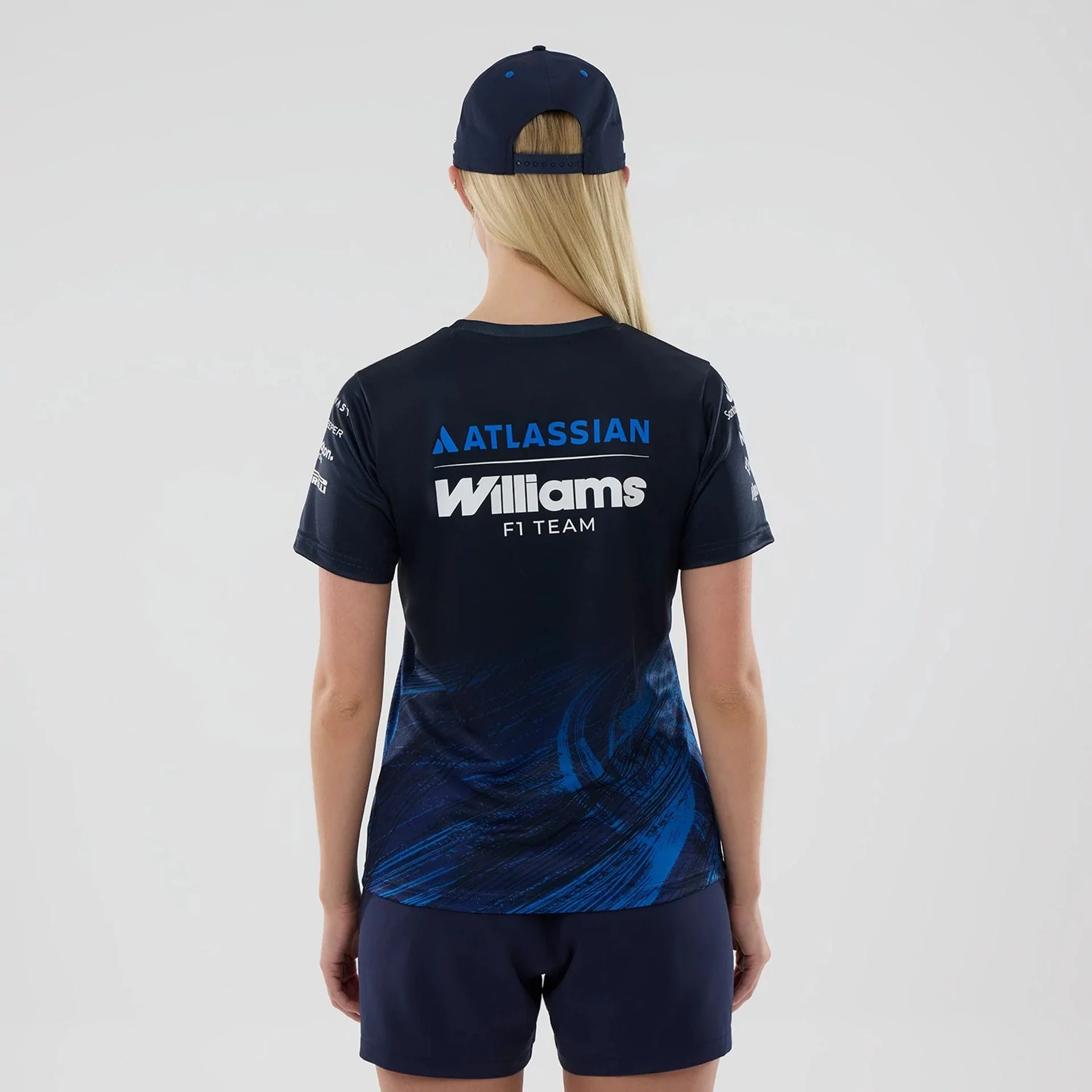 Williams Womens Navy Tech T-shirt - Image 2