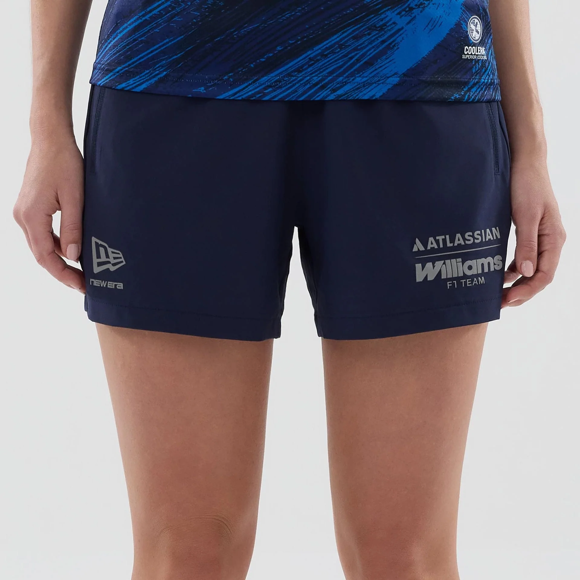 Williams Womens Navy Training Shorts - Image 2