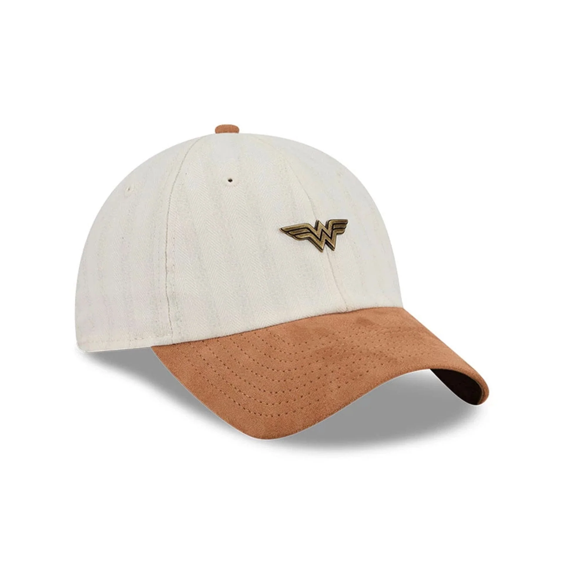 Womens DC Wonder Woman White Casual Classic Adjustable Cap - Image 3