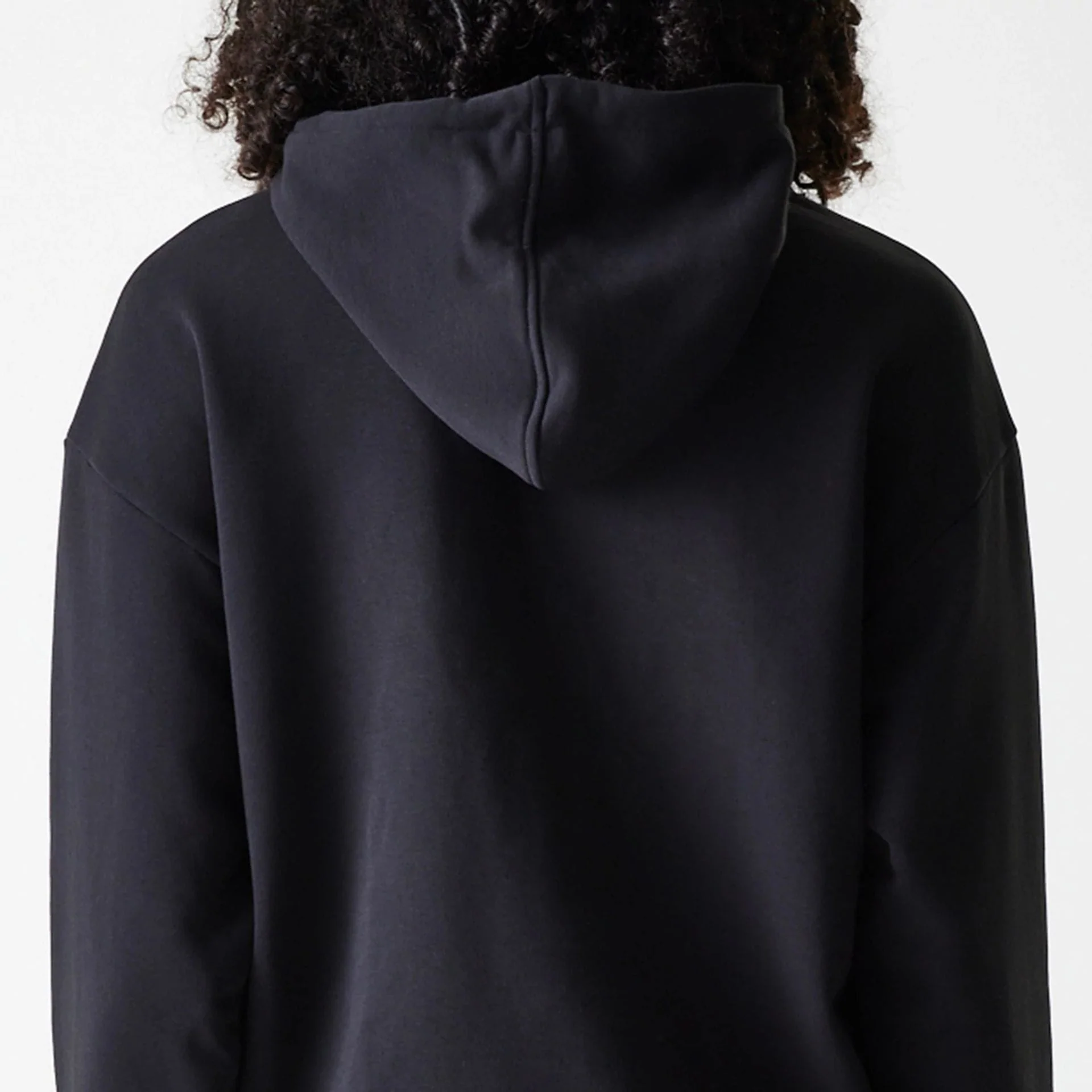 Womens New Era Crest Black Pullover Hoodie - Image 5