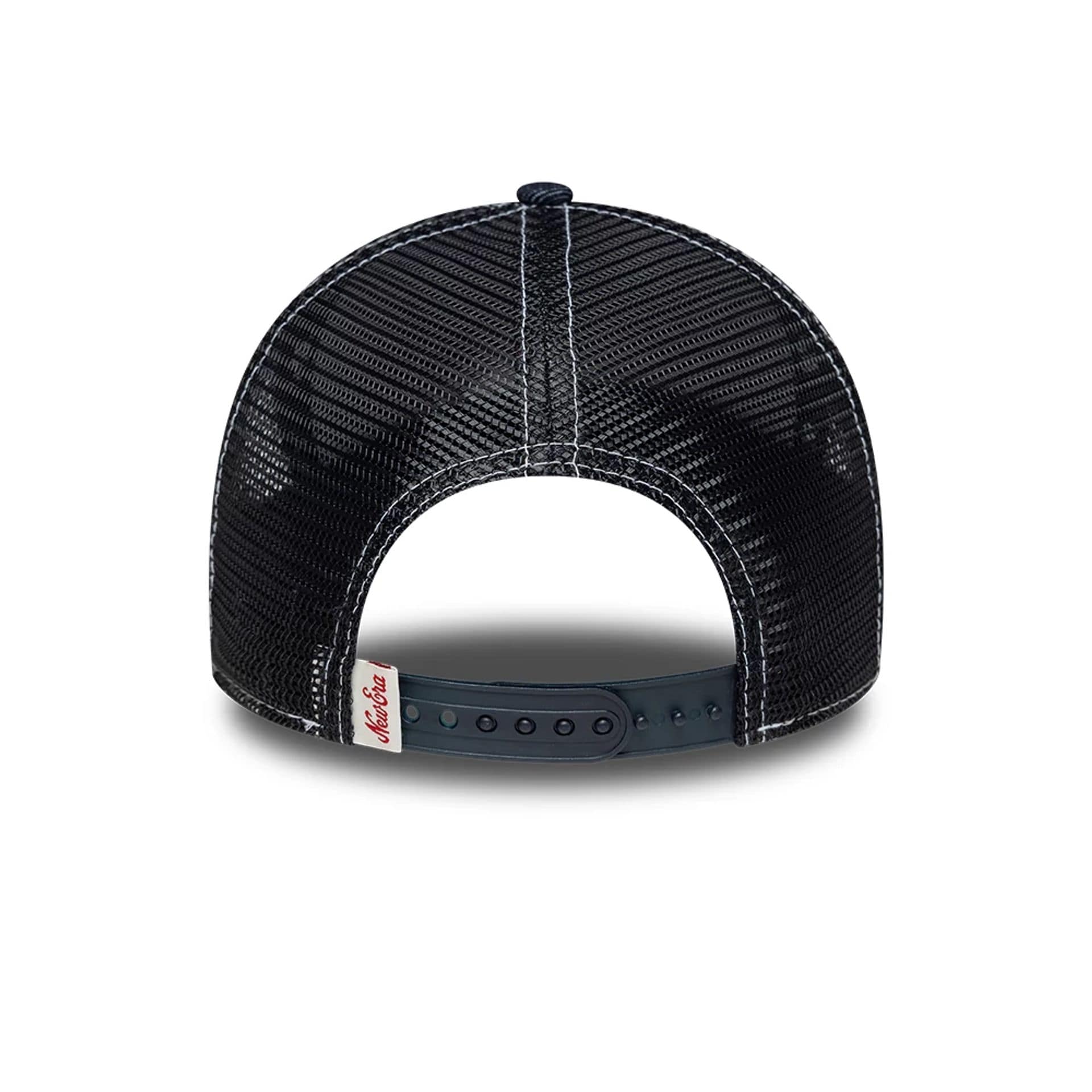 Womens New Era Denim Navy 9FORTY M-Crown A-Frame Trucker Adjustable Cap - Image 4