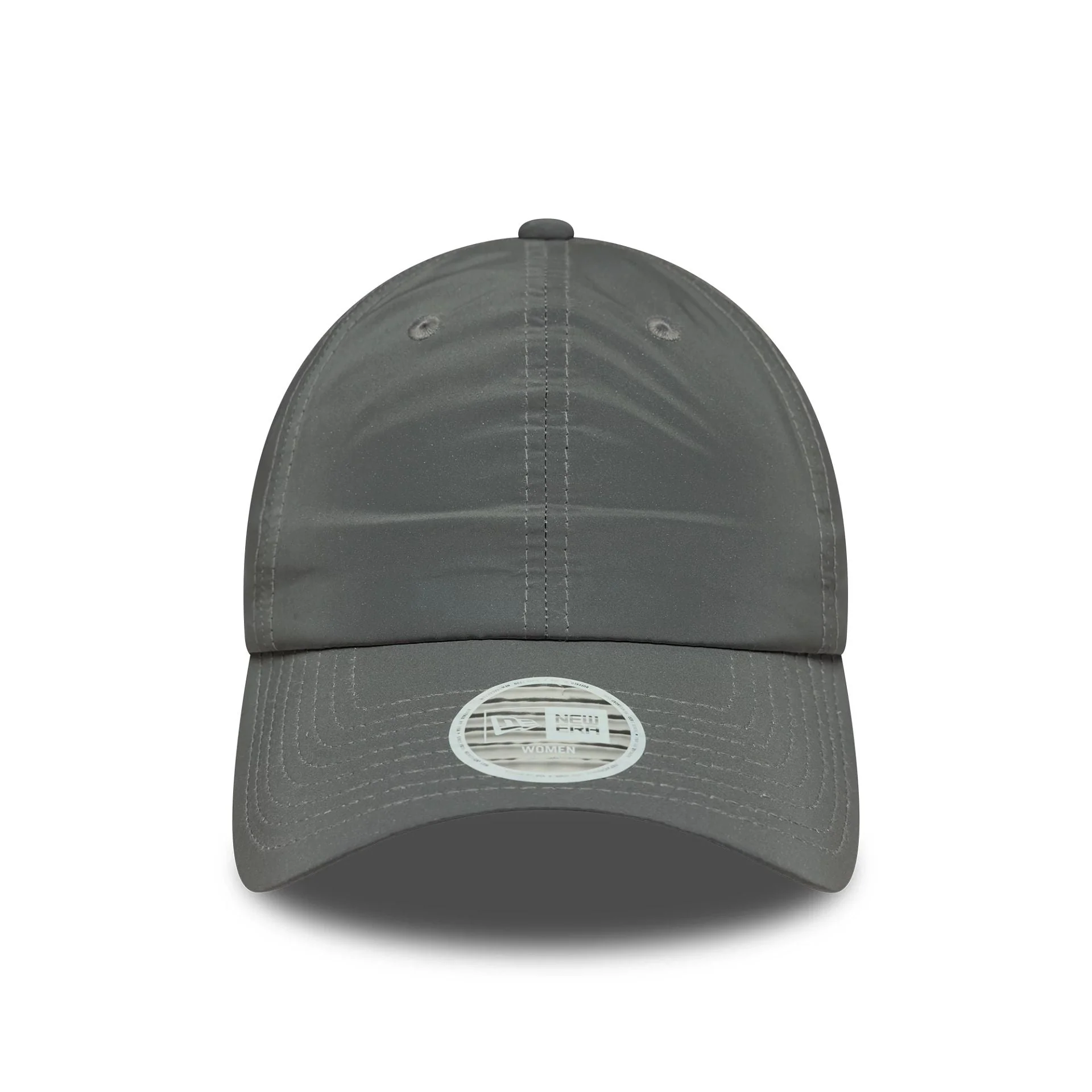 Womens New Era Recycled Reflective Silver Pony Tail Adjustable Cap - Image 3