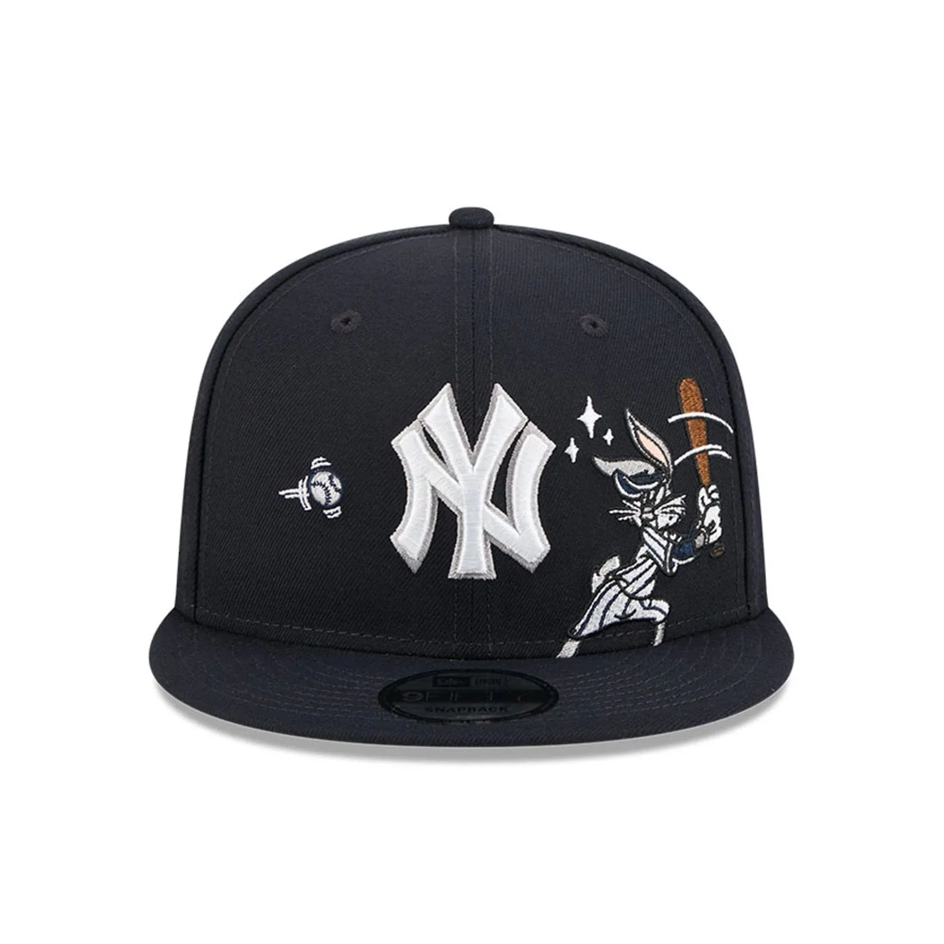 Yankees MLB X Looney Tunes Bugs Bunny Navy 9FIFTY Snapback Adjustable Cap - Image 3