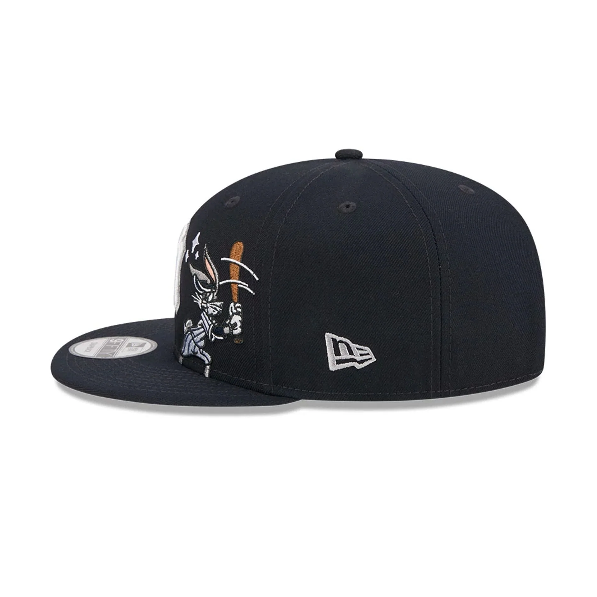 Yankees MLB X Looney Tunes Bugs Bunny Navy 9FIFTY Snapback Adjustable Cap - Image 7