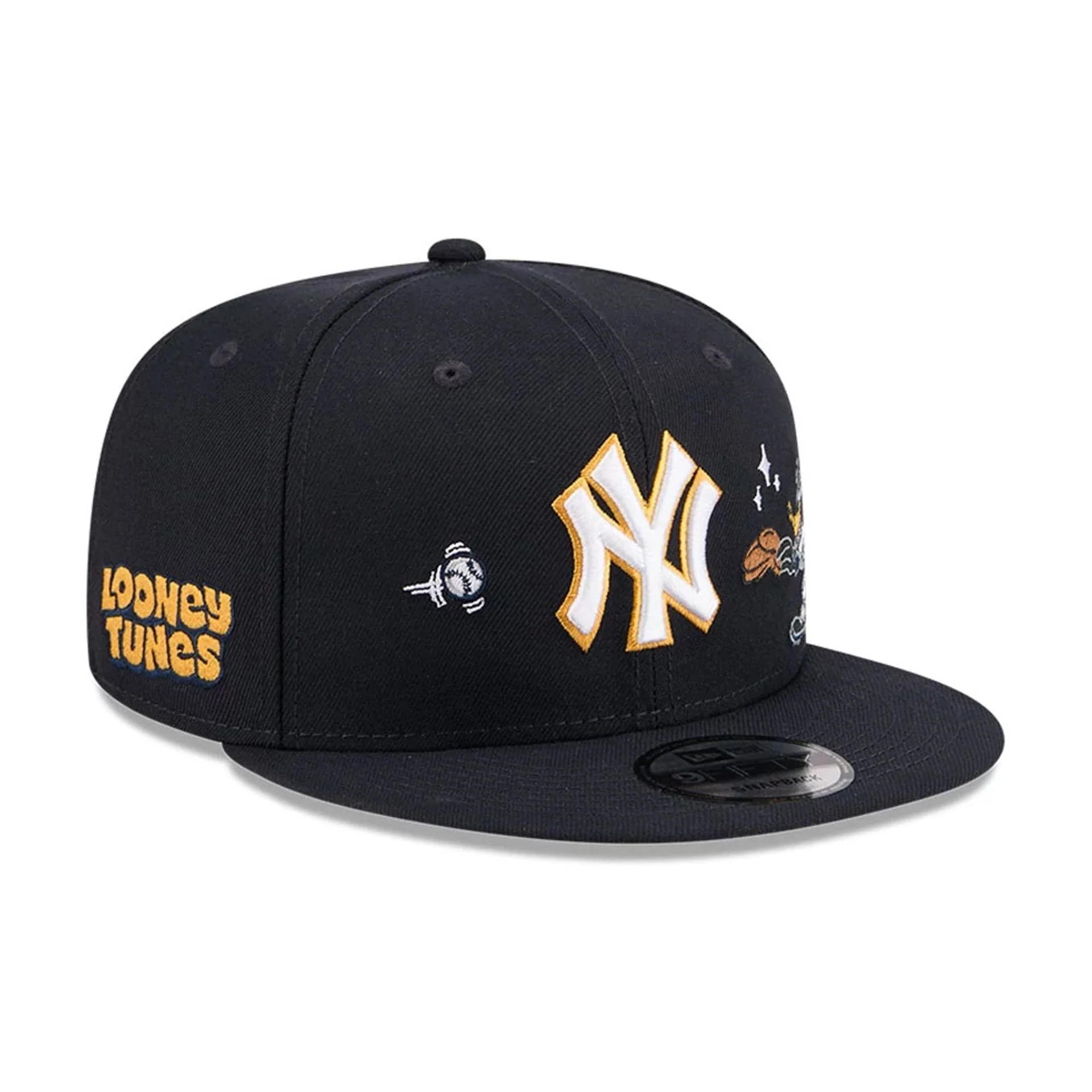 Yankees MLB X Looney Tunes Daffy Duck Navy 9FIFTY Snapback Adjustable Cap - Image 4