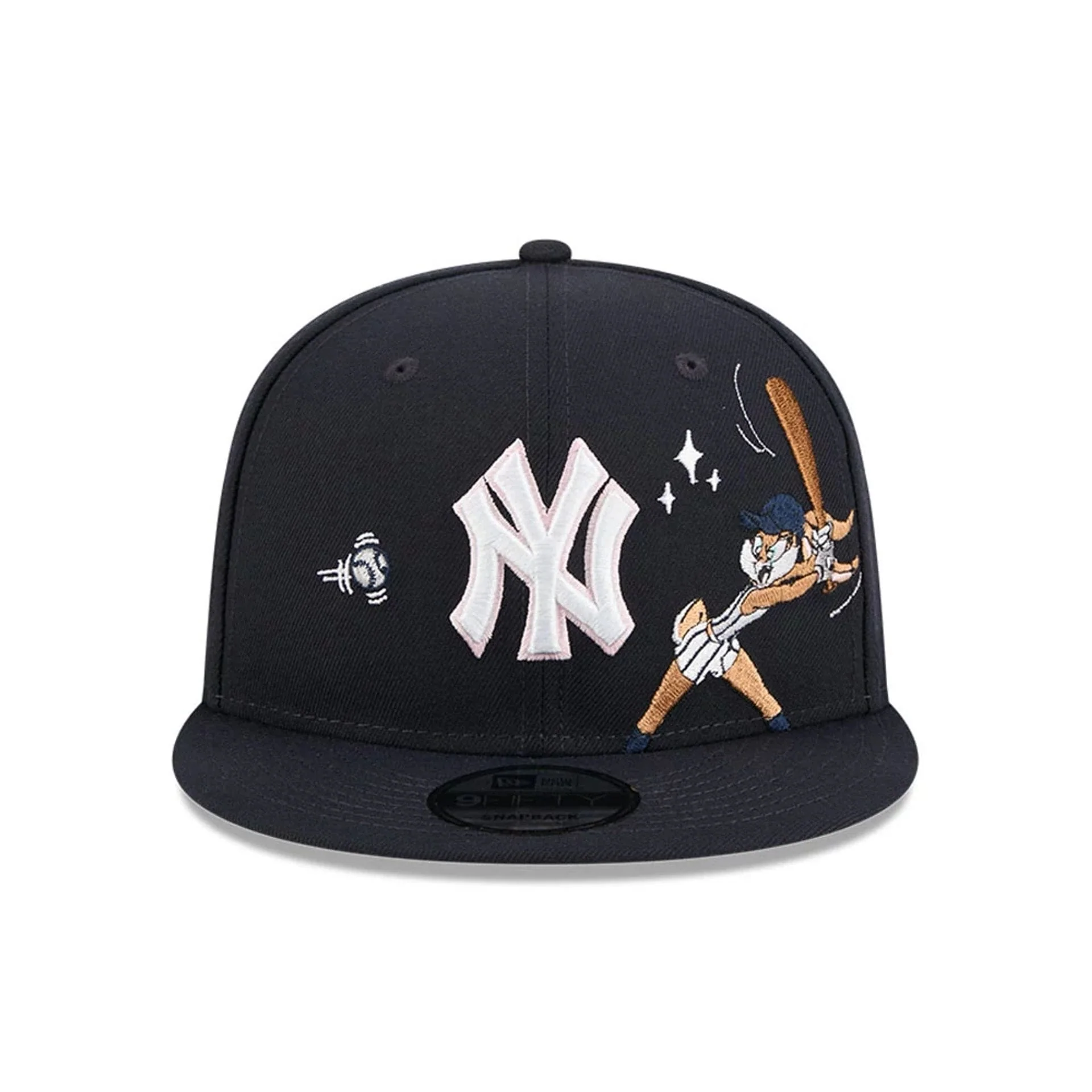 Yankees MLB X Looney Tunes Lola Bunny Navy 9FIFTY Snapback Adjustable Cap - Image 3