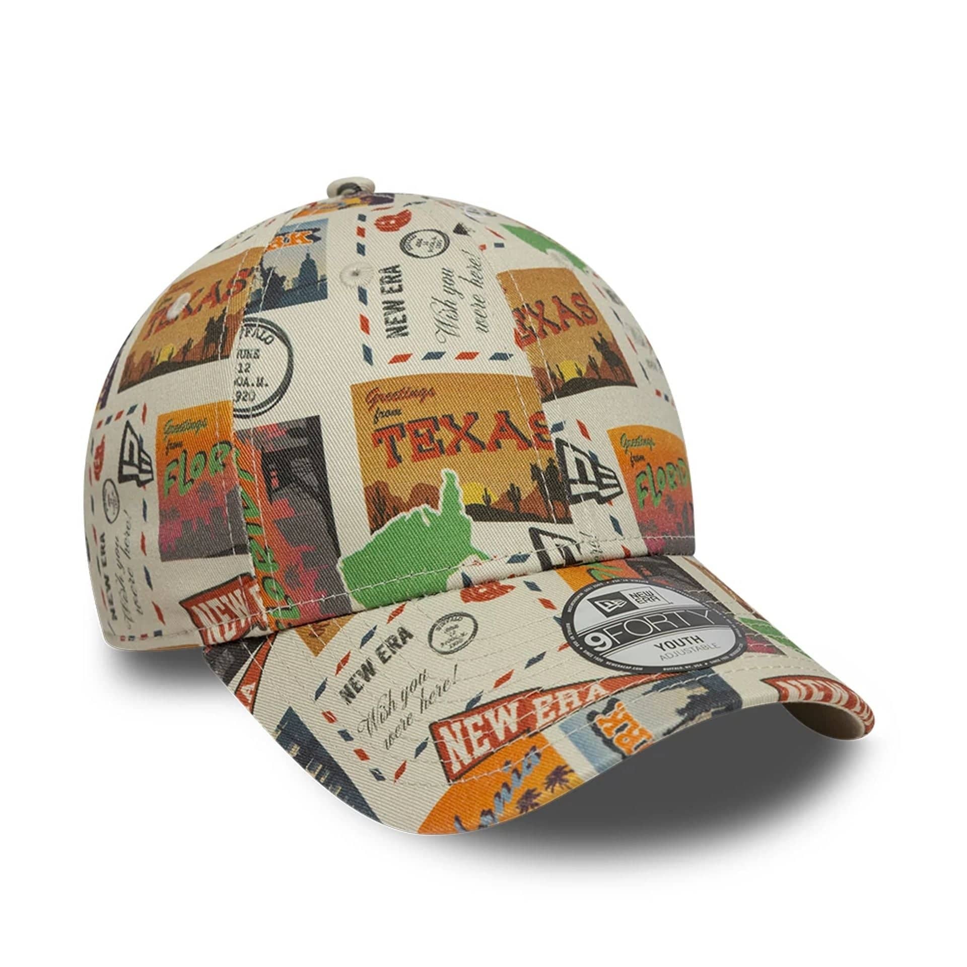 Youth New Era Location Light Beige 9FORTY Adjustable Cap - Image 3